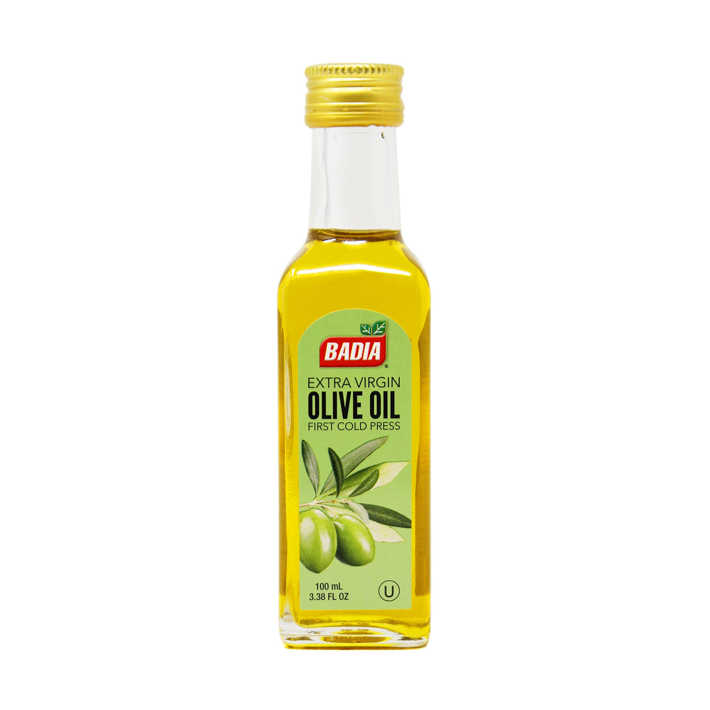 Badia Extra Virgin Olive Oil, 3.38 oz (Pack of 24) - Premium Cooking Oil for Salads, Pasta & Mediterranean Dishes
