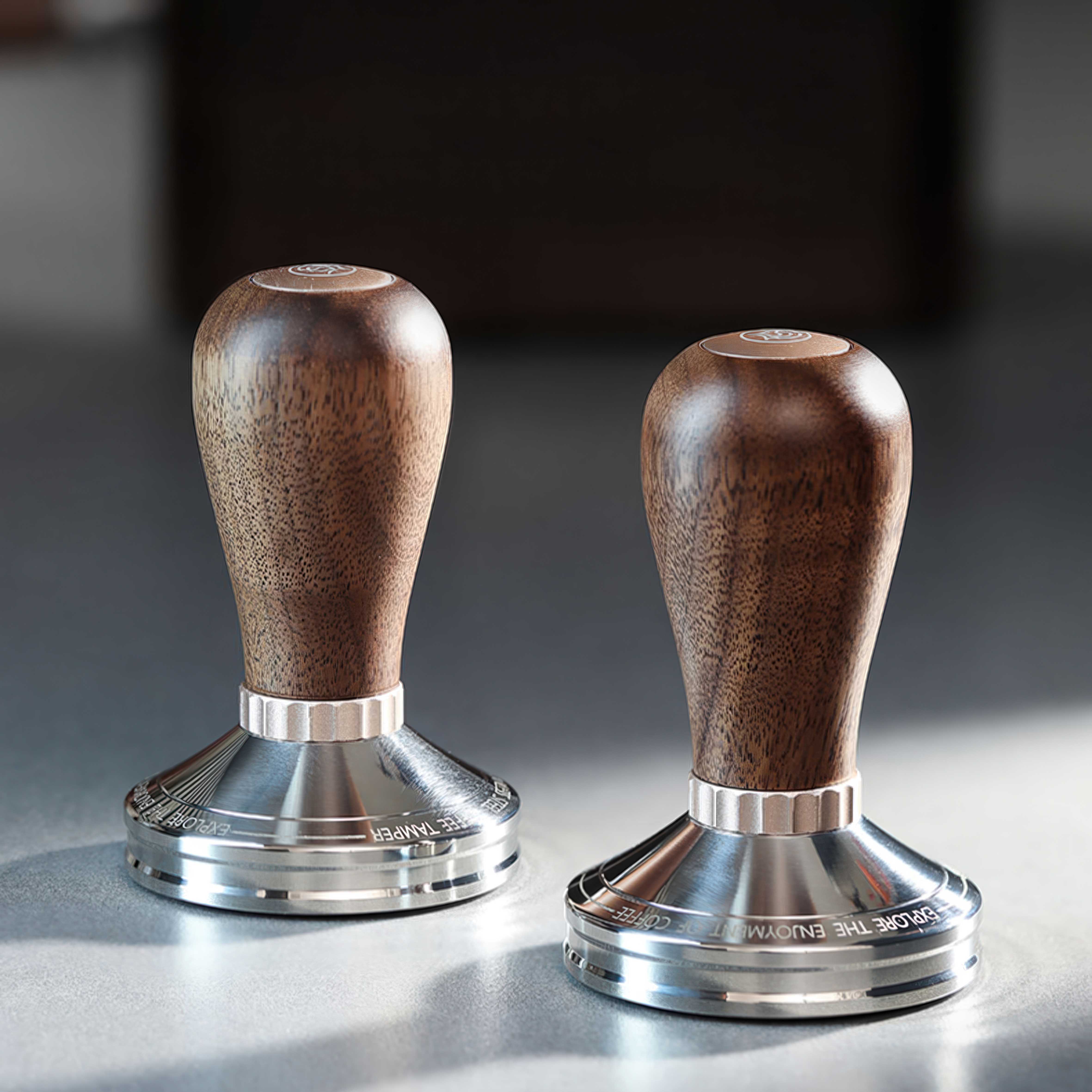 Manual Thunder Tamper - Heavy Duty Coffee Espresso Tamper for Barista & Home Use - Perfect for Espresso Machines, Coffee Shops & Home Brewing