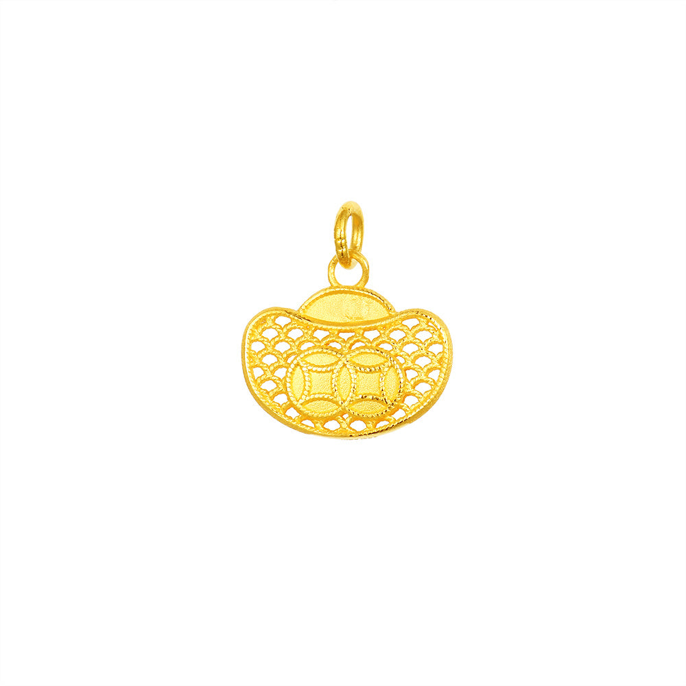 24K Gold Pendant Necklace for Women - Elegant 14K/18K/24K Real Gold Jewelry Gift for Her - Perfect for Anniversary, Birthday & Special Occasions
