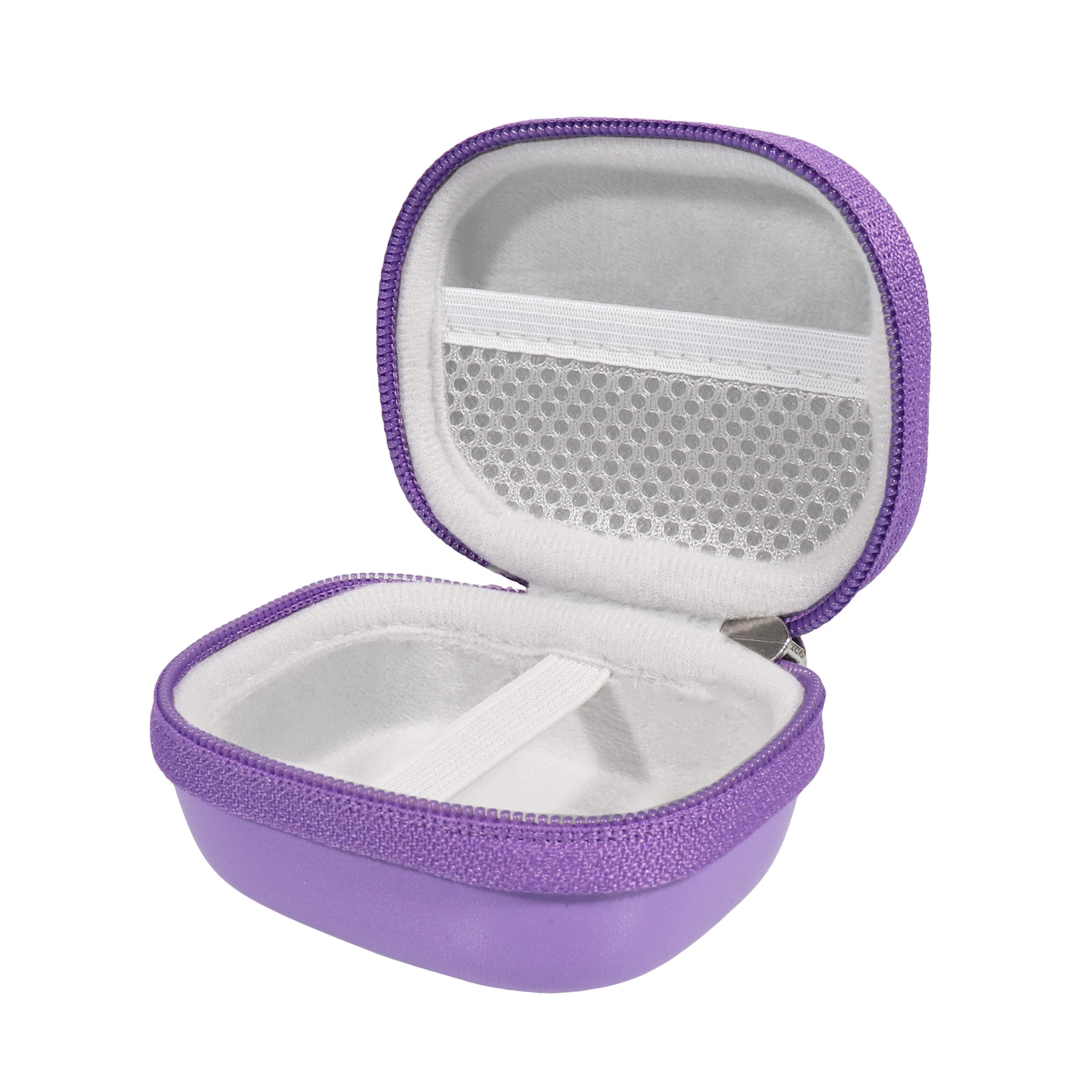 HMPAIMON Protective Case for JLab Go Air Pop, Air, Air Tones True Wireless Earbuds - Light Purple | Durable Cover for Charging & Travel | Perfect for Gym, Running, Commuting