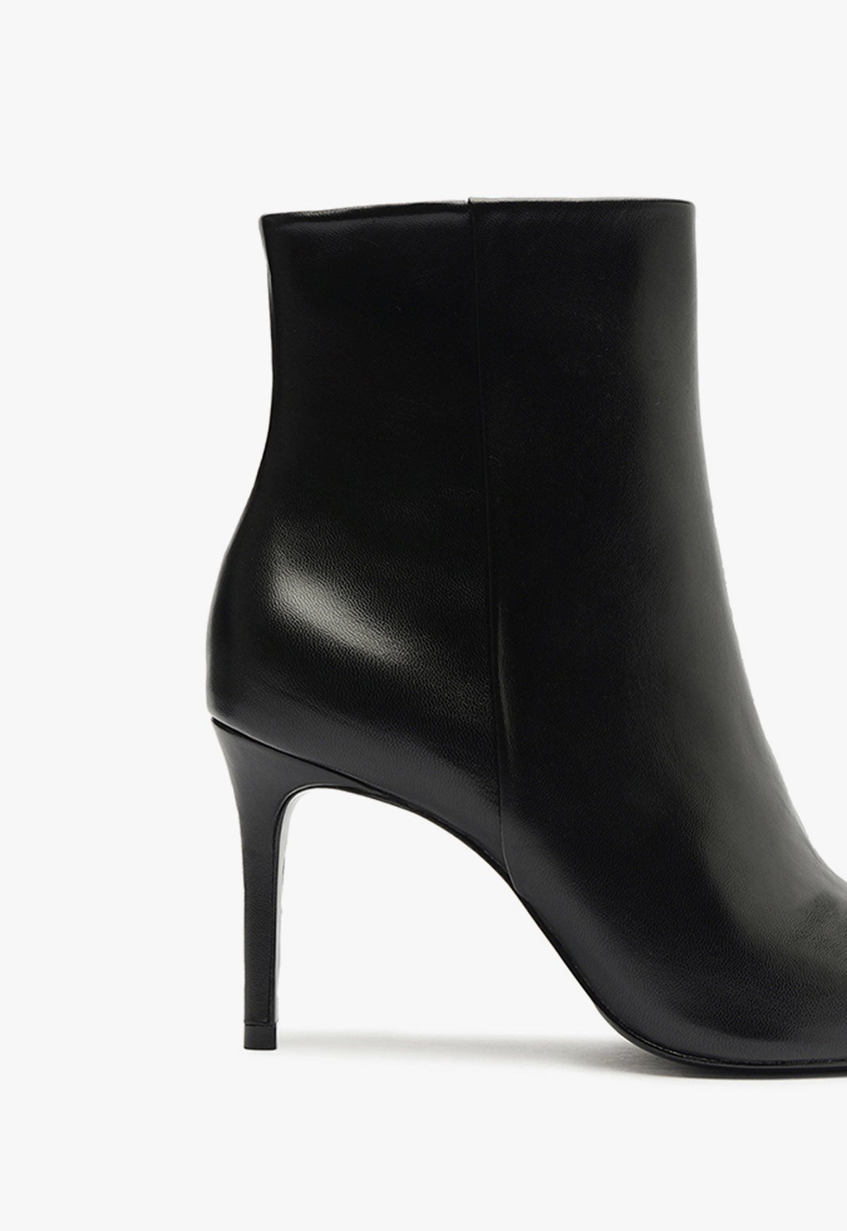 Mikki Women's Nappa Leather Booties with High Heel - Stylish Ankle Boots for Fall & Winter Fashion (S2205900020005) | Perfect for Office, Parties & Night Out