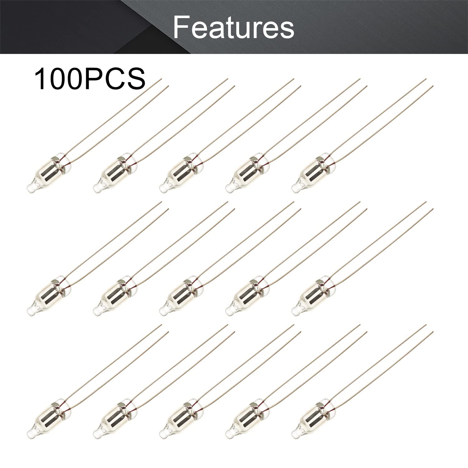 100Pcs AC 220V LED Bulbs F5 5×13mm Bright Red Neon Indicator Lamps - Energy Efficient Mini Light Bulbs for Coffee Makers, Rice Cookers, Fans, Science Experiments & DIY Projects (Durable Replacement Bulbs for Home Appliances and Electronics)