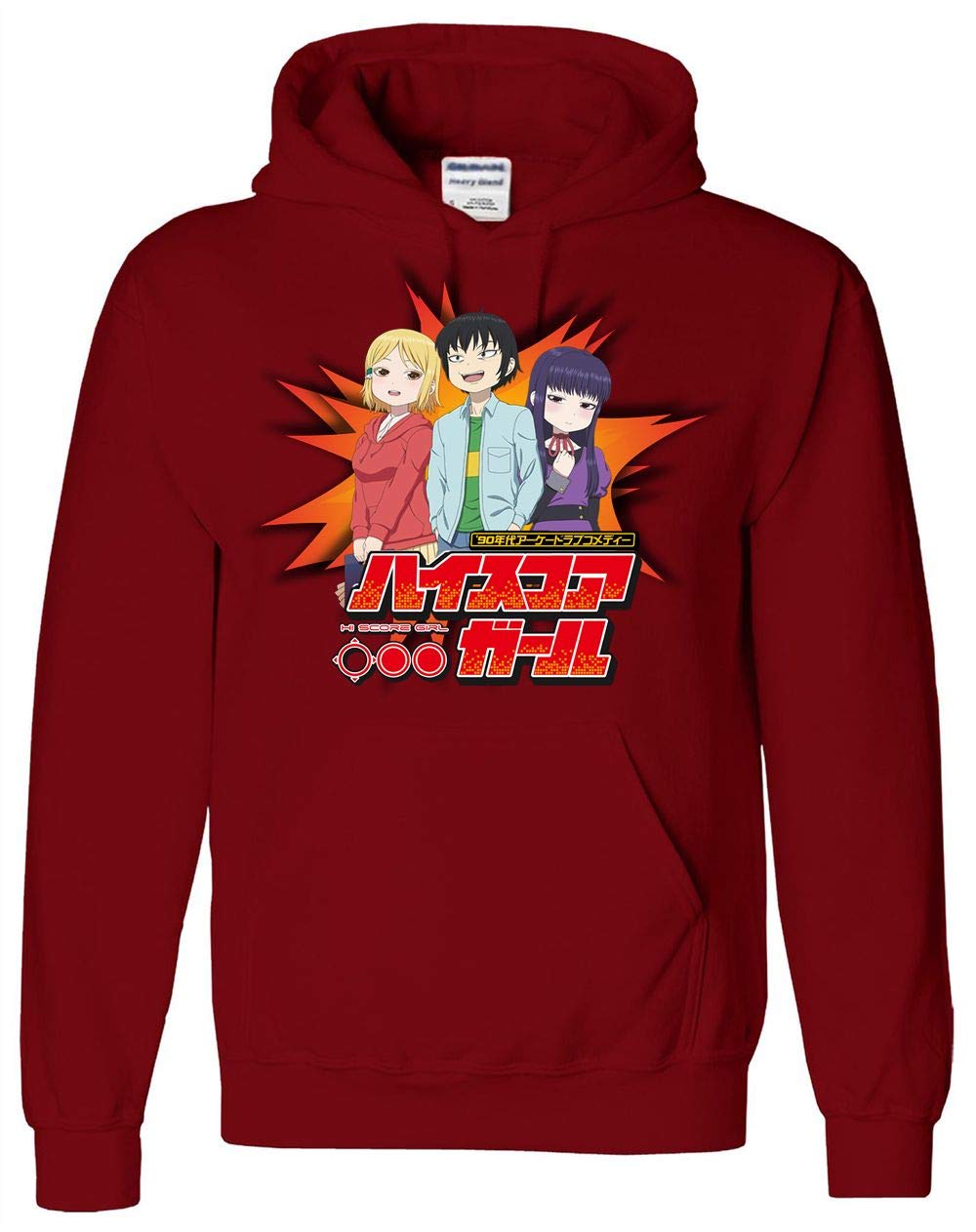 Hi Score Girl Anime Hoodie - Stylish Unisex Pullover Sweatshirt for Cosplay, Gaming & Casual Wear
