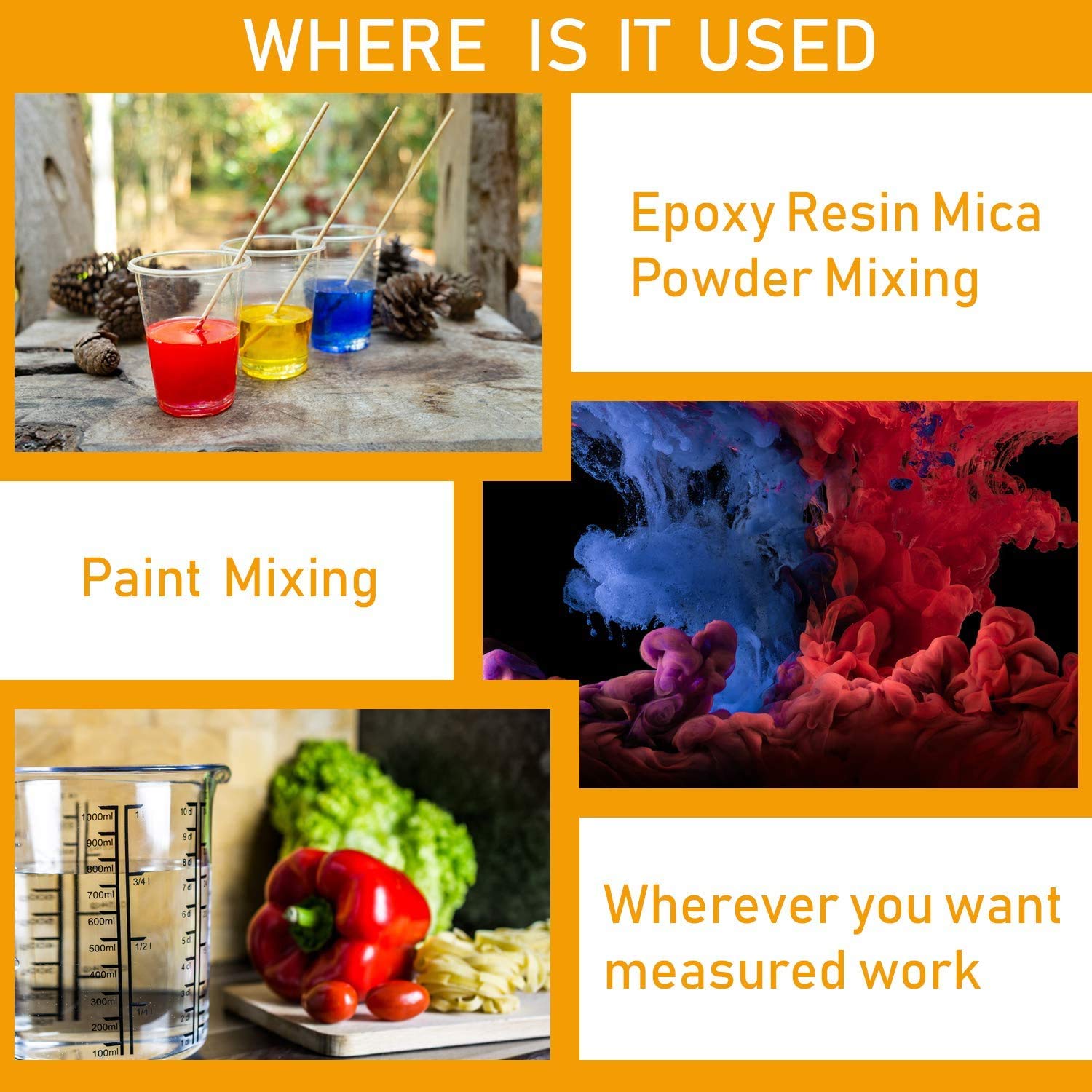 Epoxy Resin Mixing Cups 10oz (300cc) - Plastic Measuring Cups for Automotive, Art & DIY Projects - Graduated Paint Mixing Containers (Pack of 25) - Perfect for Resin Casting, Jewelry Making & Home Repairs