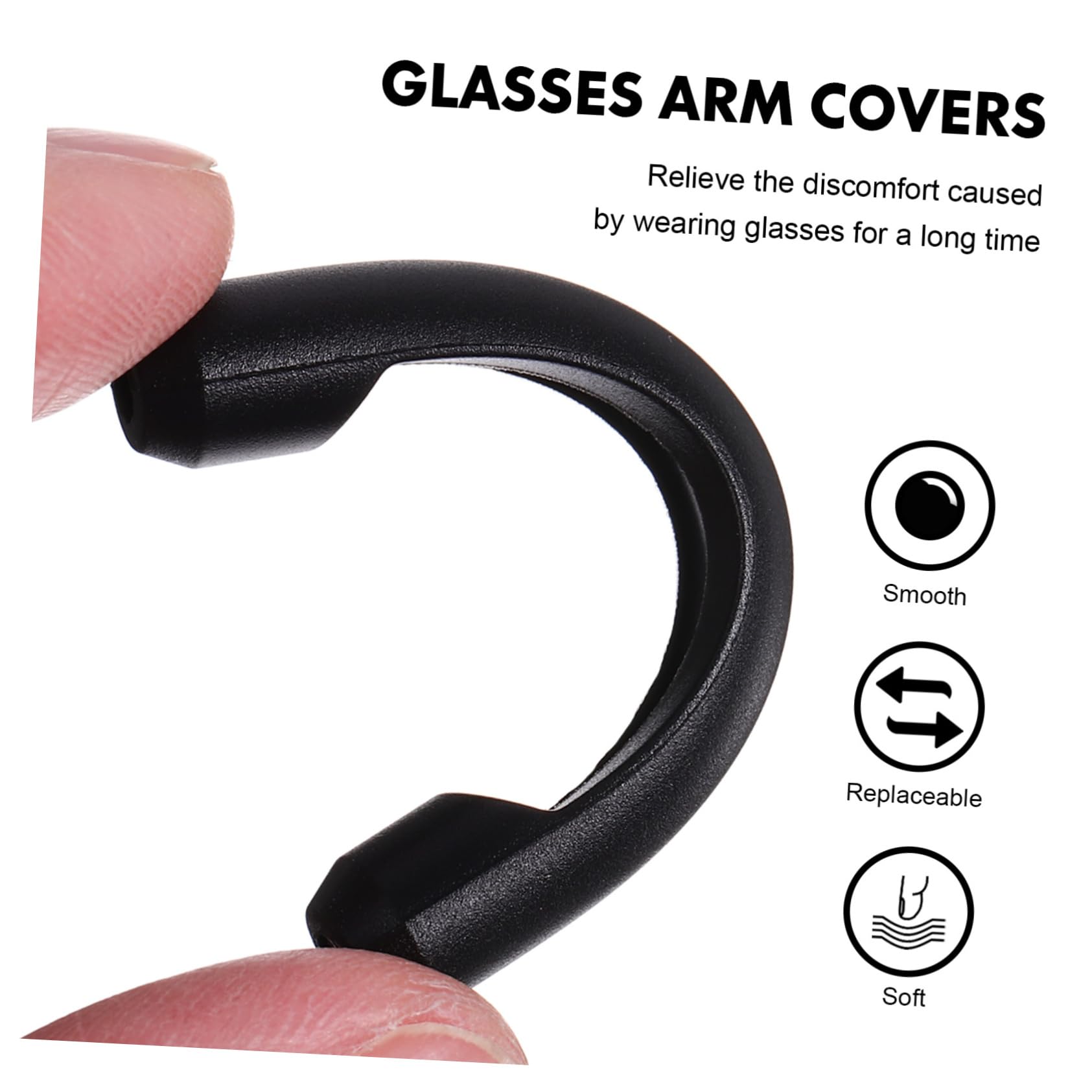Minkissy 18 Pairs Anti-Slip Glasses Ear Hooks & Temple Tips - Comfortable Eyewear Accessories for Reading, Driving, and Outdoor Activities