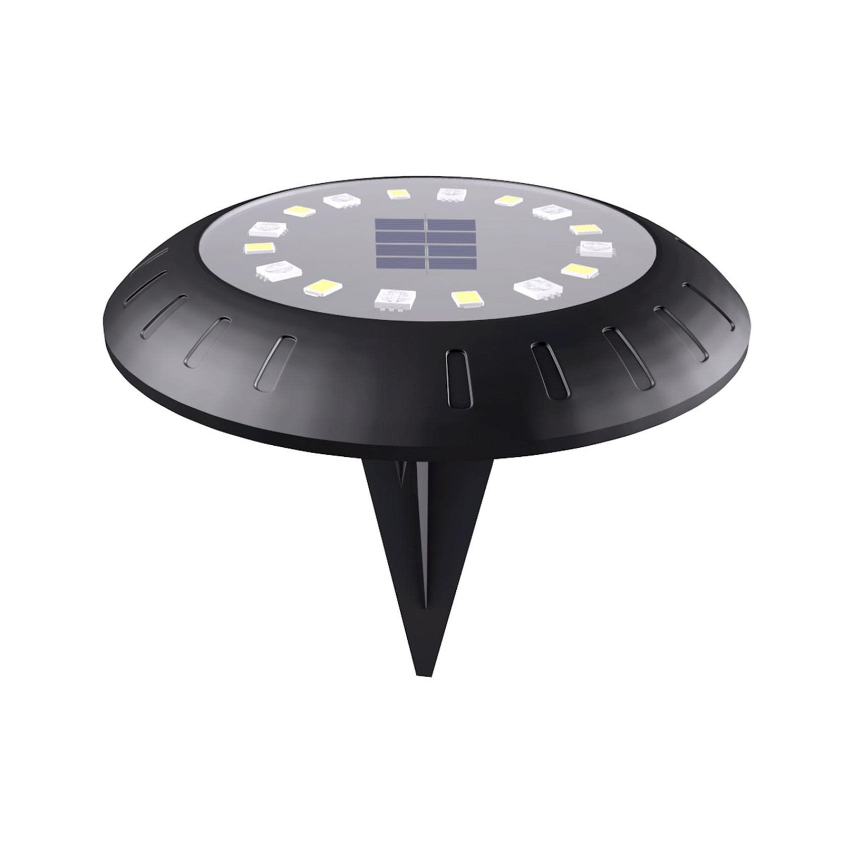 16 LED Solar Ground Lights Outdoor - Multi-Color Auto-Changing Waterproof Solar Garden Lights for Pathways, Yard, Patio & Lawn | Perfect for Landscape Lighting, Walkway Illumination & Backyard Decor