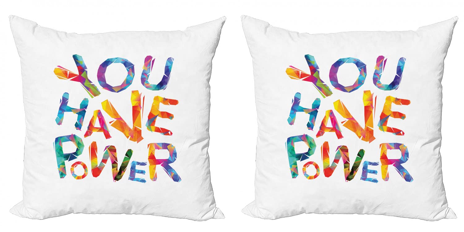 Ambesonne Decorative Throw Pillow Covers Set of 2 - 20