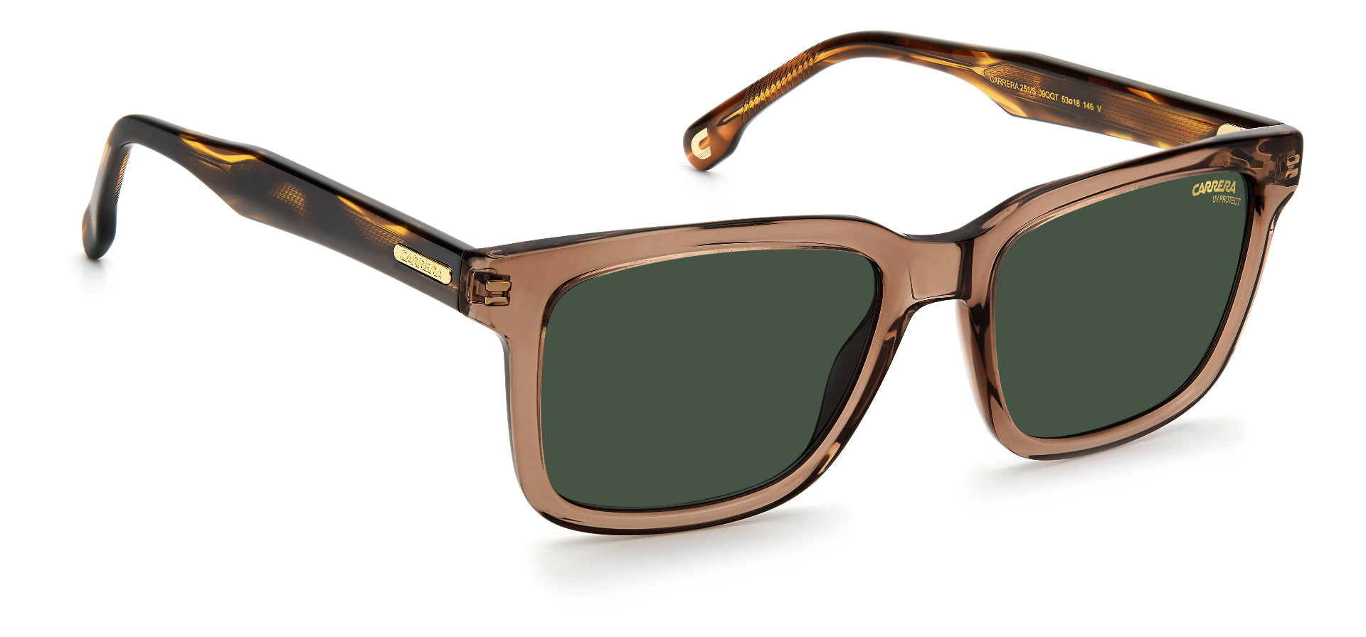 Carrera 251 S Sunglasses - Polarized UV Protection Sports Sunglasses for Men & Women - Perfect for Running, Cycling, and Outdoor Activities