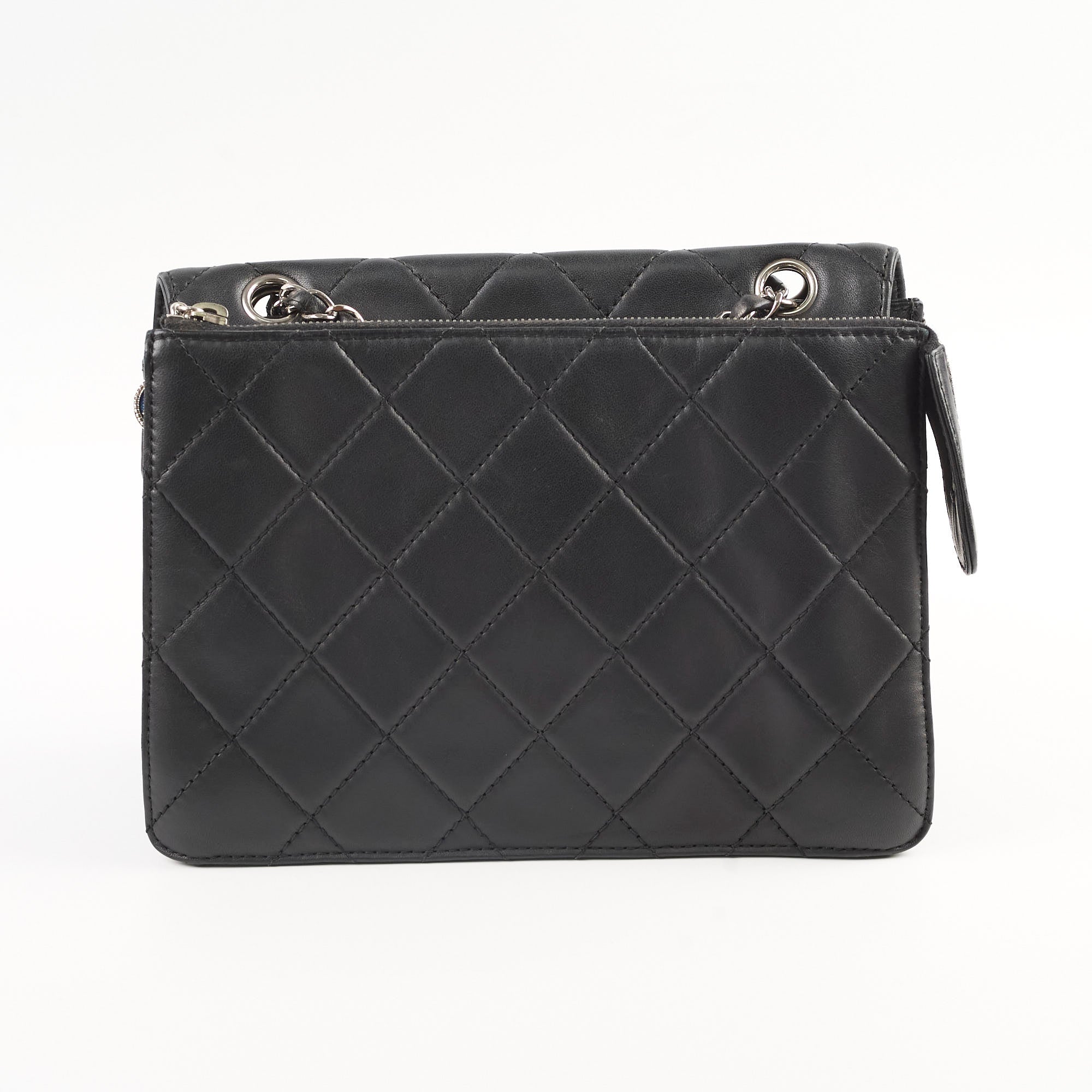 Authentic Chanel Paris Bombay Reissue Shoulder Bag in Black | Luxury Leather Crossbody Purse for Women | Perfect for Evening Events, Date Nights & Special Occasions