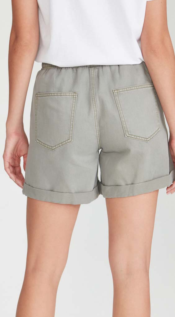 Maggie Women's Casual Khaki Shorts - High Waist Comfortable Summer Shorts for Outdoor Activities, Travel, and Everyday Wear