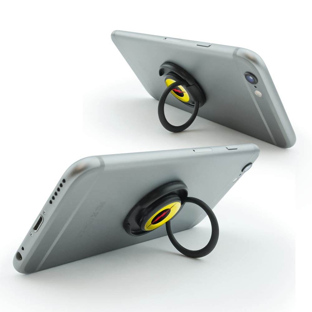 The Flash Reverse Flash Logo Mobile Phone Ring Grip Holder Stand - Perfect for Watching Videos, Taking Selfies, and Secure Phone Handling