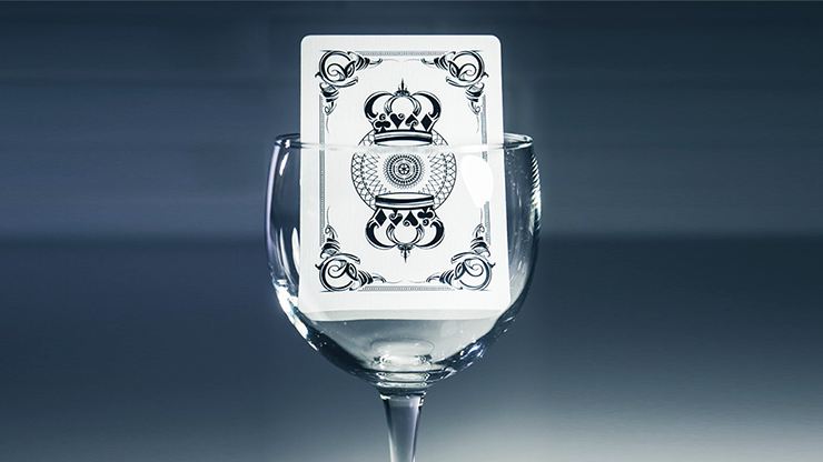 Premium Crown Deck Playing Cards - 52 Standard Poker Cards with Elegant Snow Design for Magic Tricks, Card Games & Collectibles - Perfect for Poker Nights, Gifts & Professional Performances