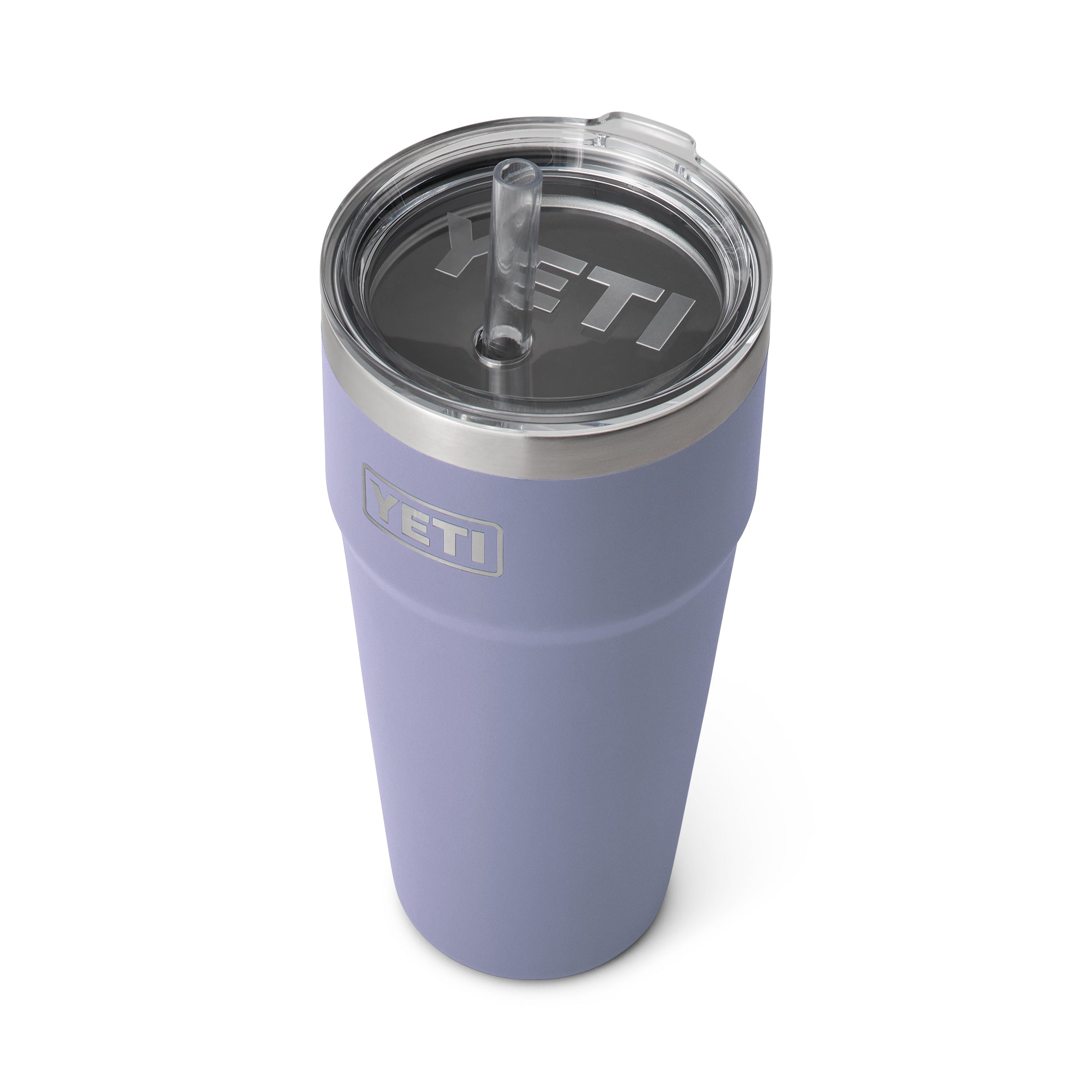 Yeti Rambler 26 oz Insulated Stainless Steel Straw Cup with Lid - Cosmic Lilac Color | Leakproof Travel Mug for Hiking, Camping & Outdoor Adventures
