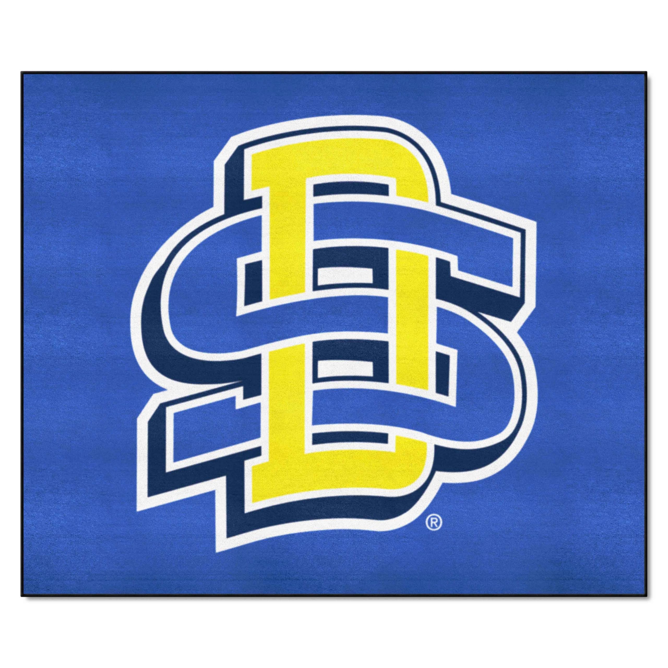 FANMATS 4444 South Dakota State Jackrabbits Tailgater Rug - 5ft x 6ft College Sports Fan Rug, Durable Outdoor Tailgating Mat & Decorative Home Rug for Game Day Parties, Living Room, and Man Cave Decor