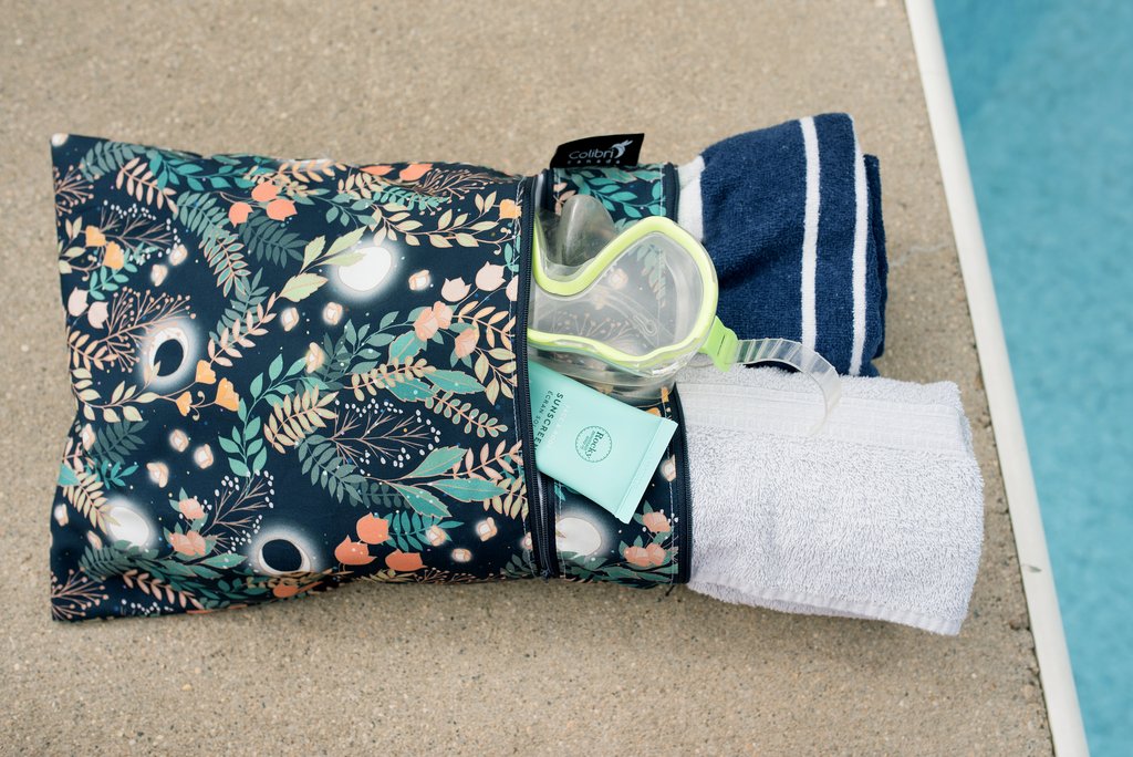 Colibri Double Duty Wet Bag - Reusable Waterproof Pouch for Swimsuits, Diapers & Gym Clothes | Perfect for Beach, Pool & Travel Accessories