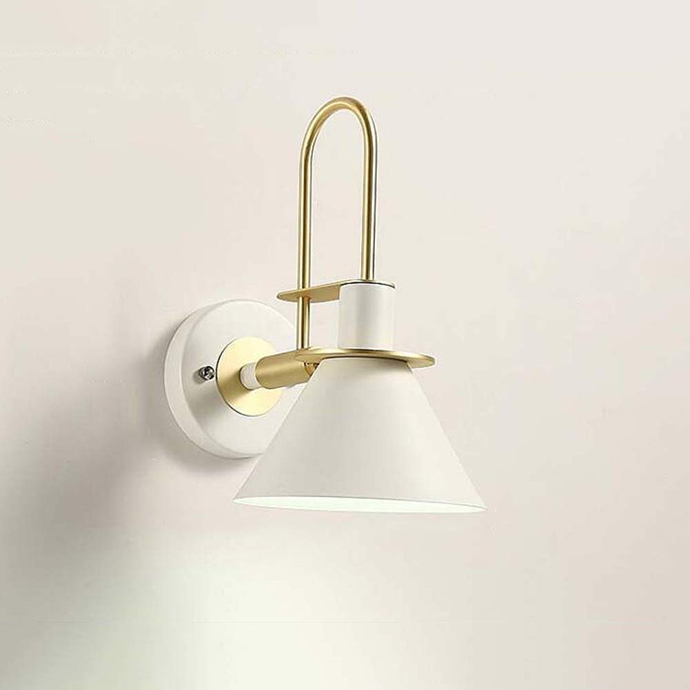 Nordic Modern Wrought Iron Golden Horn Wall Light - Elegant Bedroom, Living Room, Dining Room & Study Lamp - Home Decor Lighting for Cozy Ambiance
