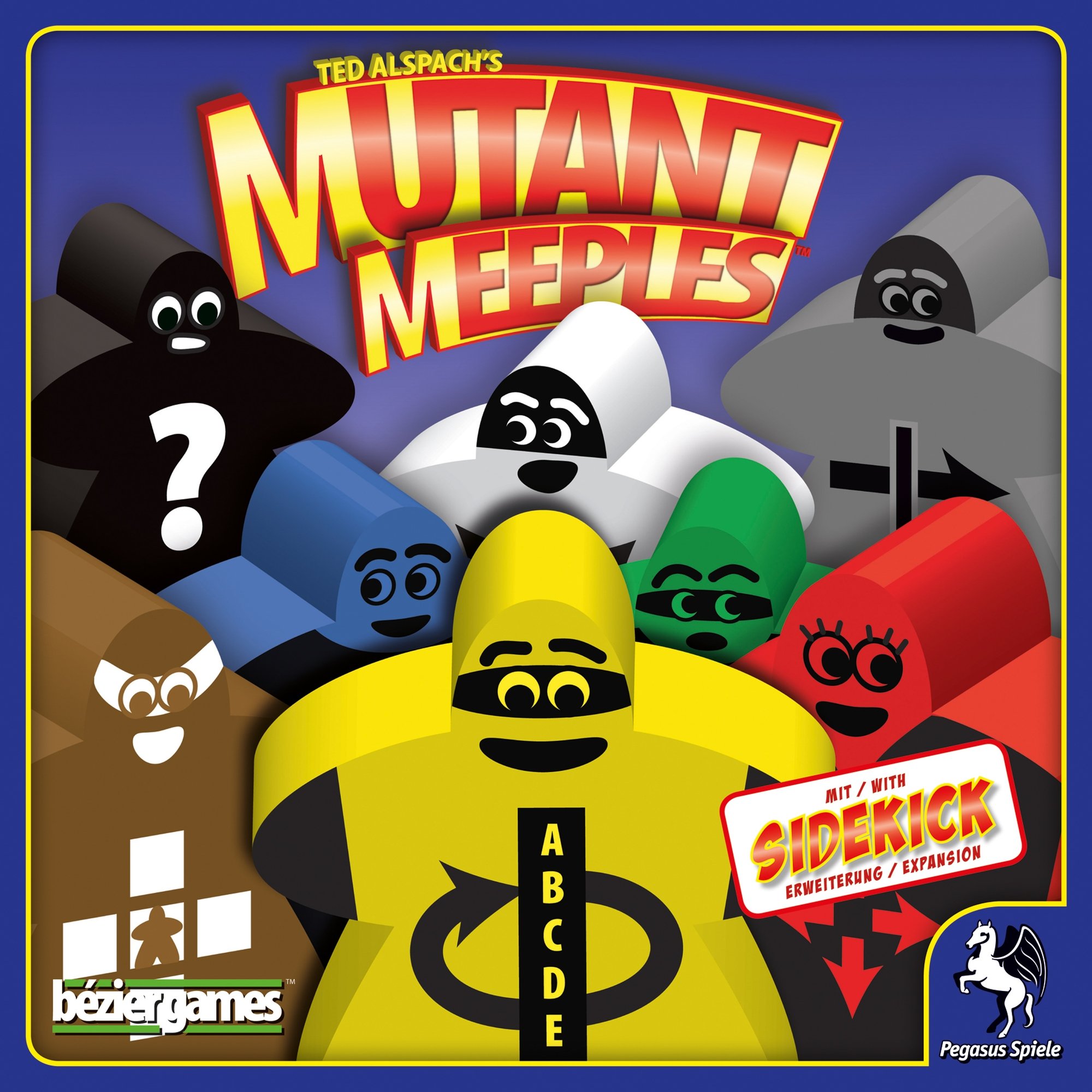 Mutant Meeples Board Game - Fun Strategy Game for Family Game Night
