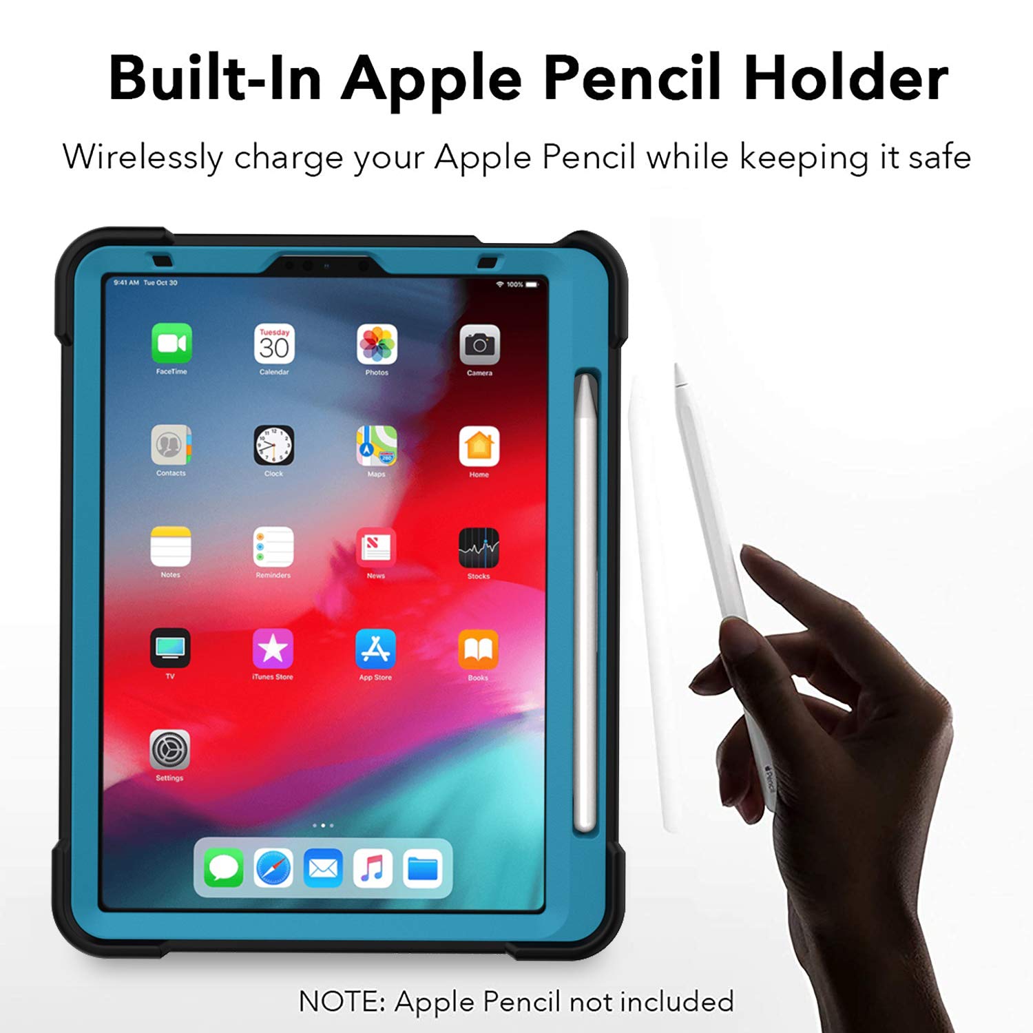 **Shockproof Rugged Case for iPad Air 4/5 (2020/2022) - Heavy Duty Hybrid Armor Cover with Kickstand, 3-Layer Protection for iPad Air 10.9 Inch | Perfect for Travel, Work & Outdoor Use**