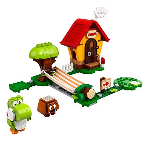 LEGO 71367 Super Mario Expansion Set - Mario & Yoshi's House Building Toy with Mini Figures for Kids Ages 6+ | Interactive Play for Creative Fun & Gift Ideas
