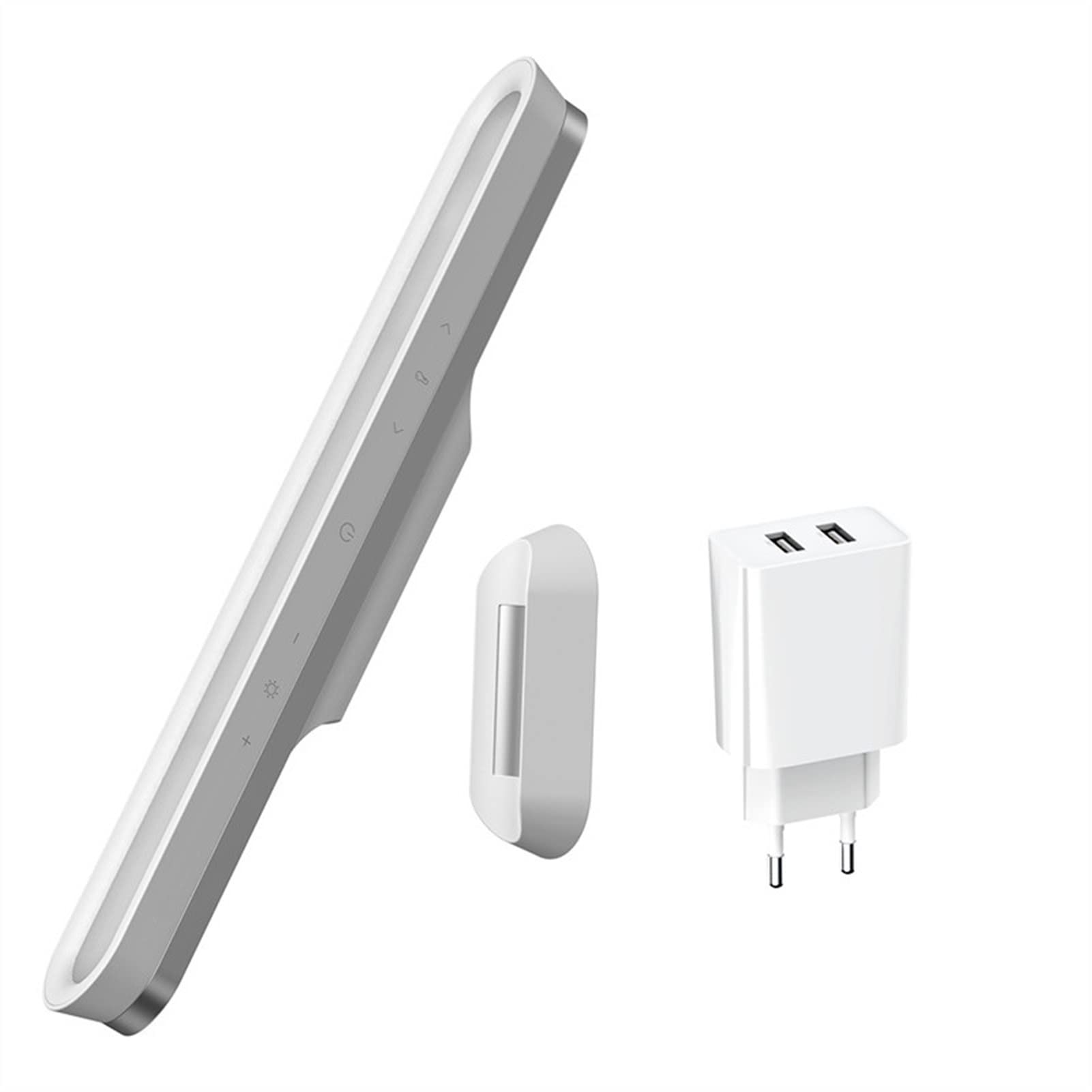 CCBUY Rechargeable Magnetic LED Desk Lamp - Stepless Dimming, Hanging Cabinet Light for Wardrobe, Closet & Makeup | Night Light for Home & Office (Color: A, Size: One) - Perfect for Reading, Working & Decor