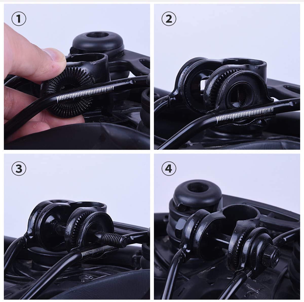 Bike Seatpost Clamp & Seat Adapter - 7/8