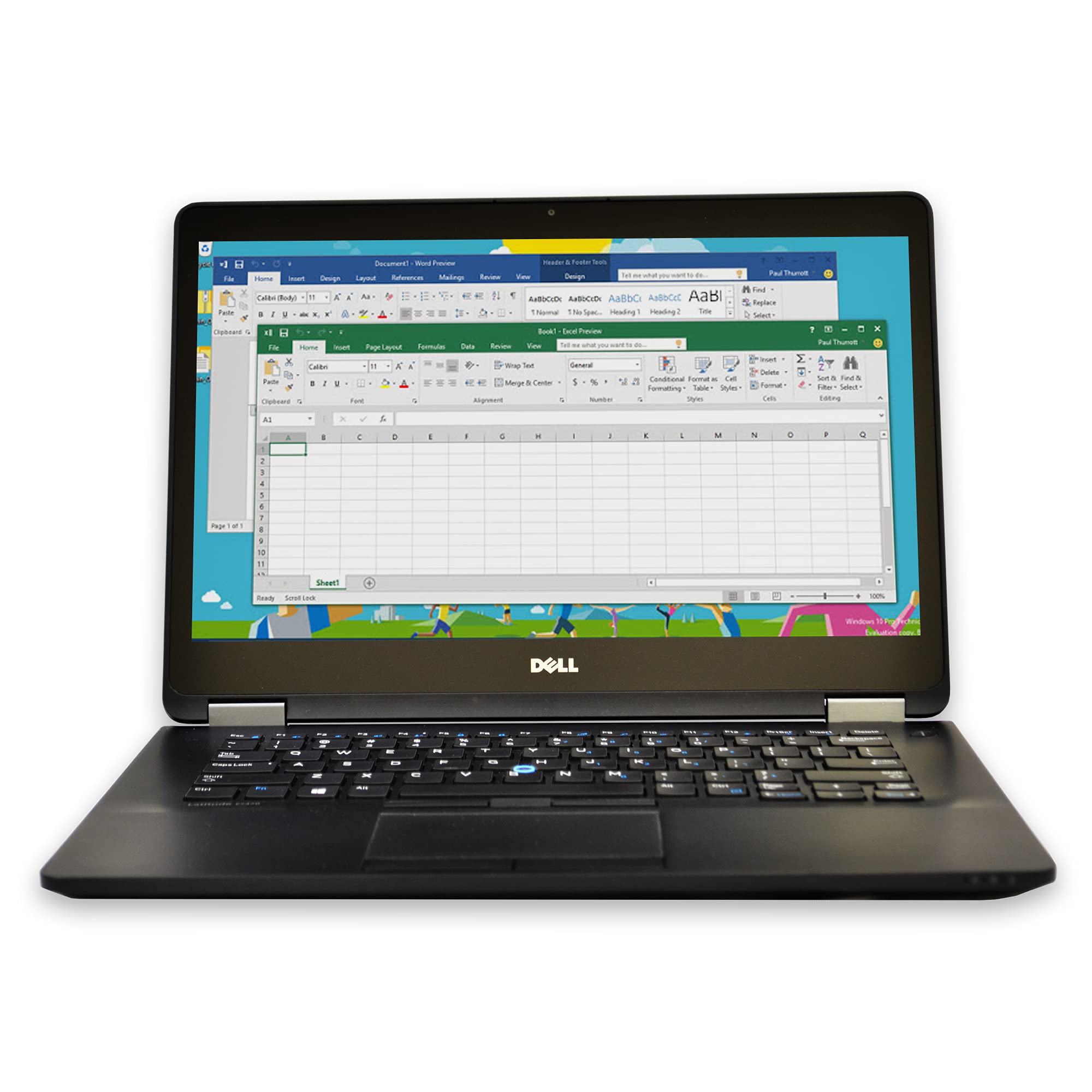 Refurbished Dell Latitude E7470 Business Laptop - Intel Core i5-6300U 2.4GHz, 8GB DDR3 RAM, 256GB SSD, 14