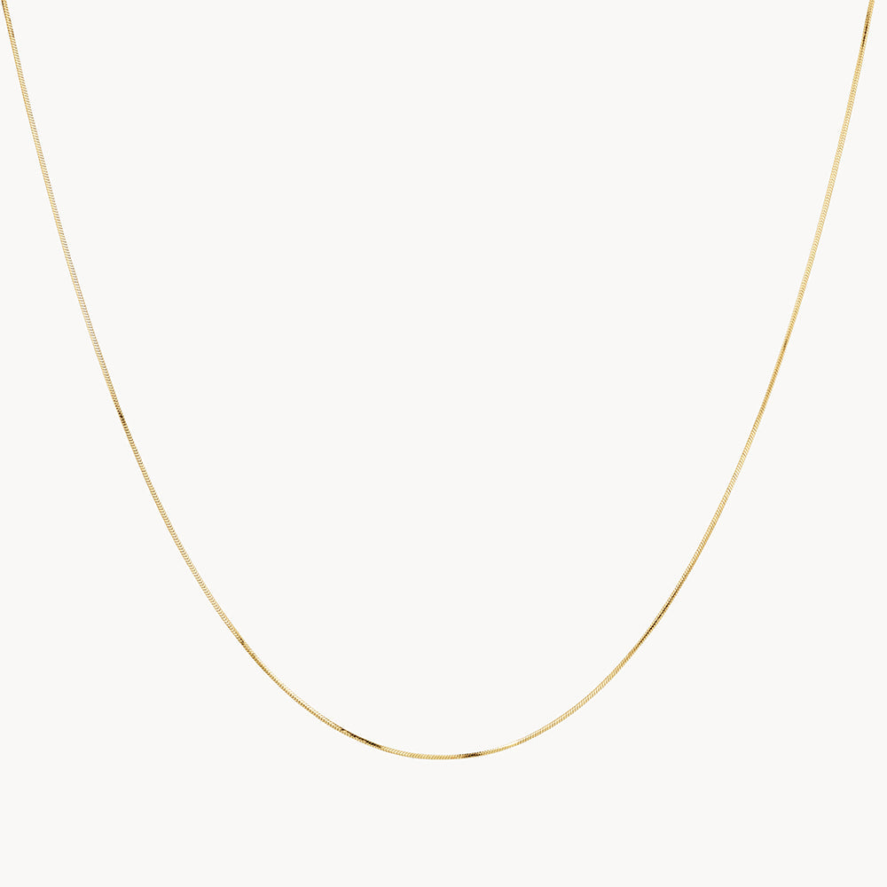 10k Gold Fine Snake Chain Necklace - Elegant & Dainty Jewelry for Women, Perfect for Layering, Everyday Wear & Special Occasions