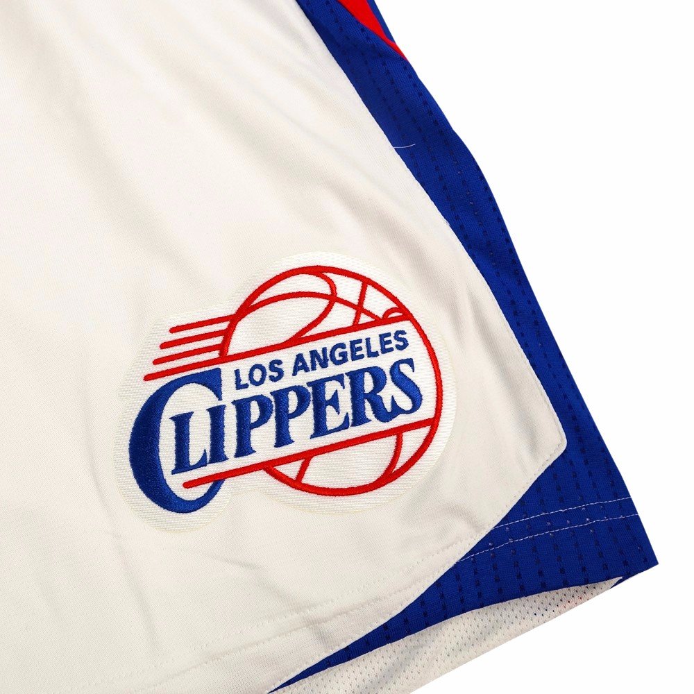 Adidas Los Angeles Clippers NBA Authentic Men's White On-Court Climacool Game Shorts - Breathable Basketball Shorts for Training & Fan Wear
