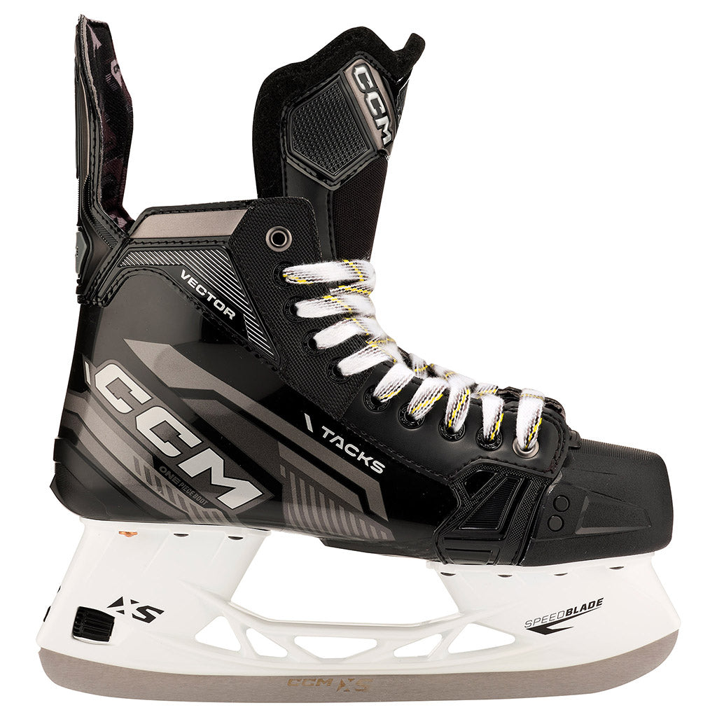 CCM Tacks Vector 2022 Intermediate Ice Hockey Skates - Professional Performance Skates for Youth & Adult Players - Perfect for Ice Rink Games, Training & Competitive Matches