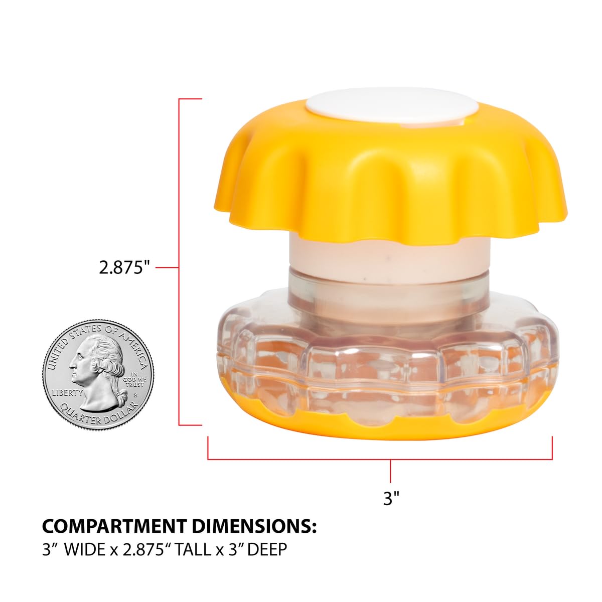 EZY DOSE Pill Crusher and Grinder - Effortlessly Crush Vitamins & Tablets into Fine Powder, BPA Free with Storage Compartment | Perfect for Travel, Nursing Homes, and Daily Medication Management
