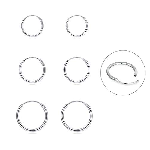 3 Pairs(8/10/12mm)