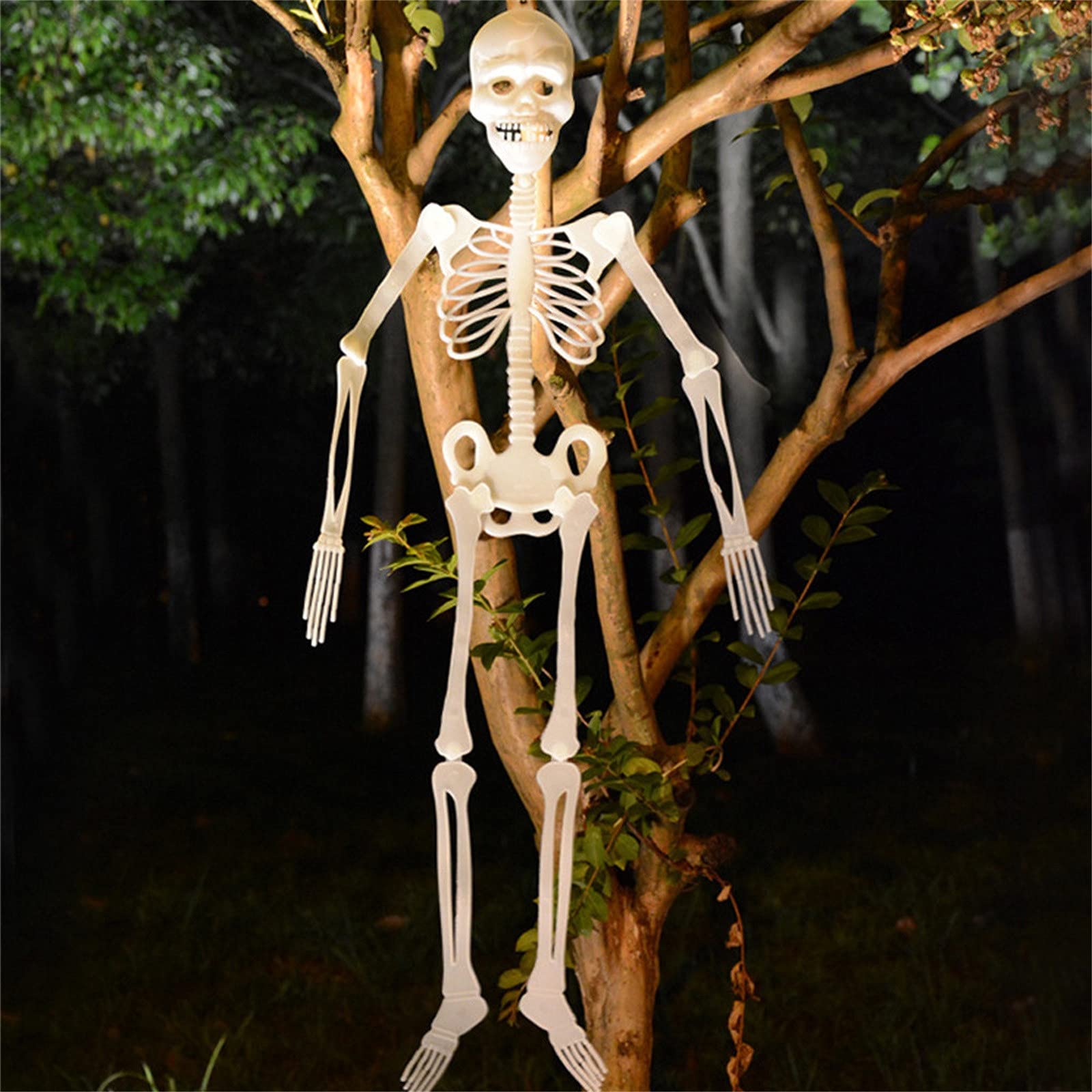 Glow in the Dark Halloween Skeleton Prop - 12.6
