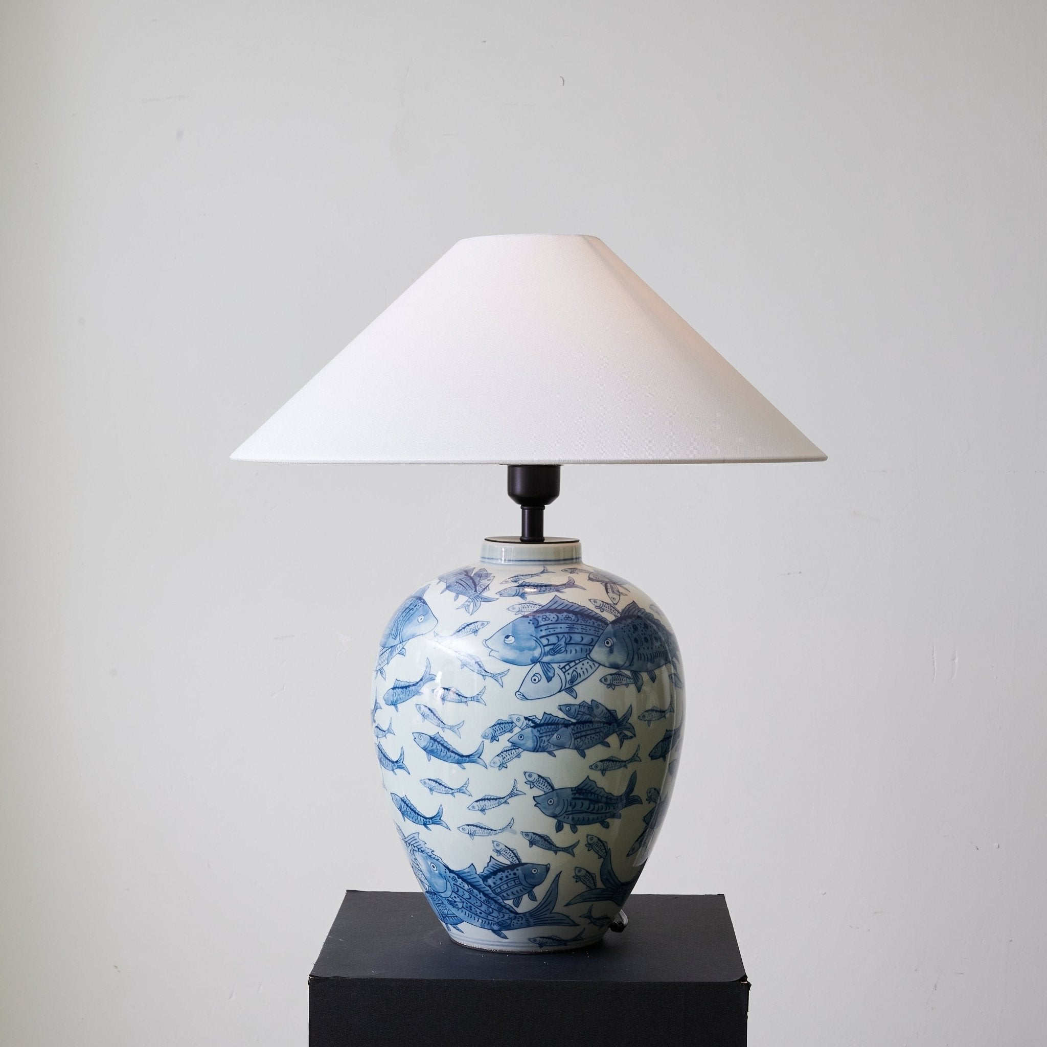 Elegant Marina Porcelain Table Lamp - Classic Home Decor for Living Room, Bedroom & Office - Perfect for Reading, Relaxing & Enhancing Ambiance