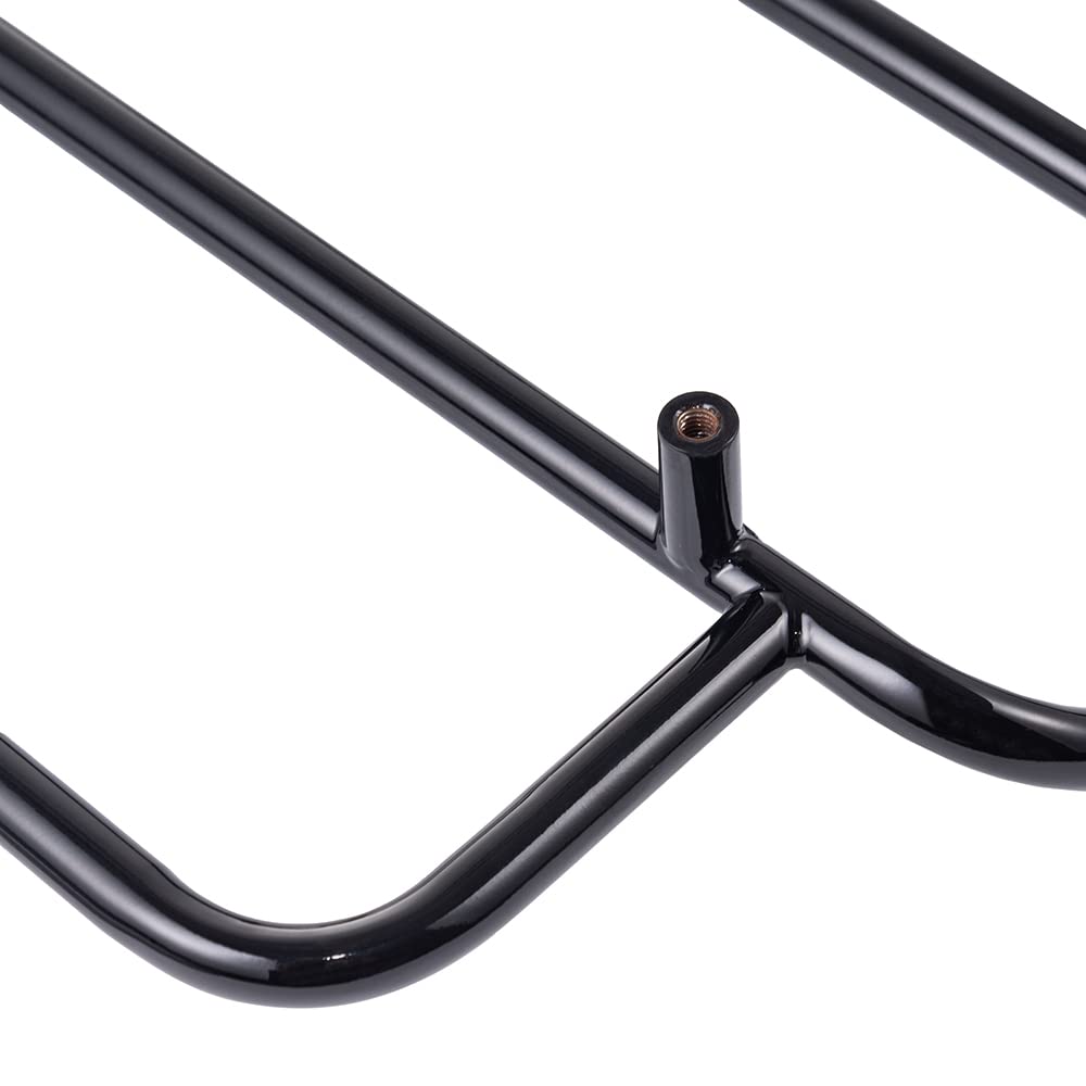 Harley Tour Pack Luggage Rack - US Stock Black Top Rack for Hard Tour Pack & Air Wing | Fits Moto Onfire Trunk & Suitcase | Perfect for Motorcycle Road Trips & Storage