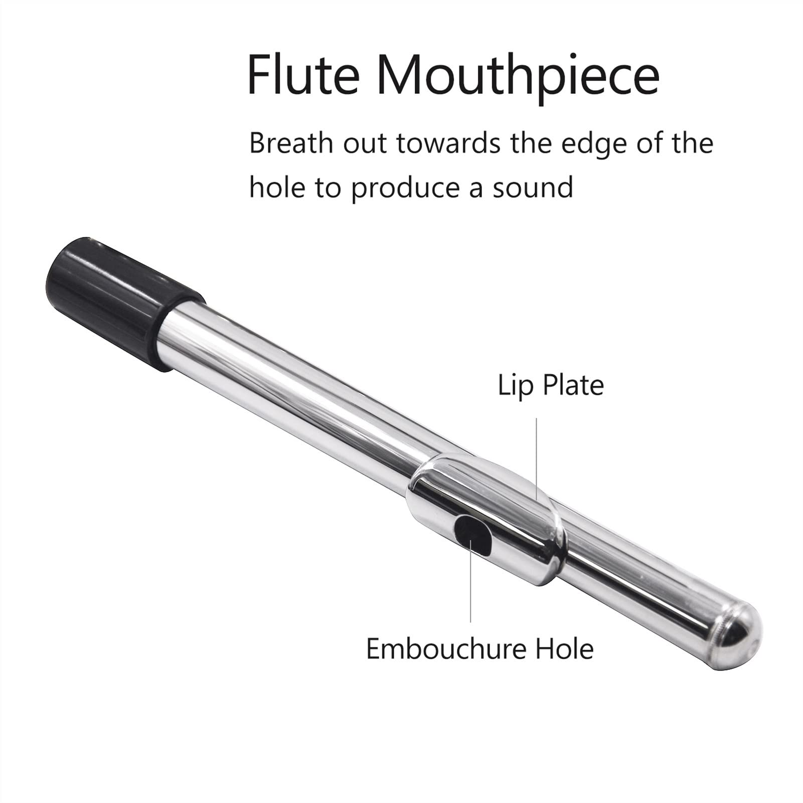 **Professional C Flute 16 Keys Closed Hole Cupronickel Flute with Carry Case, Cleaning Kit & Accessories – Perfect for Beginners, Students & Performers – Ideal for School Bands, Practice & Live Performances**