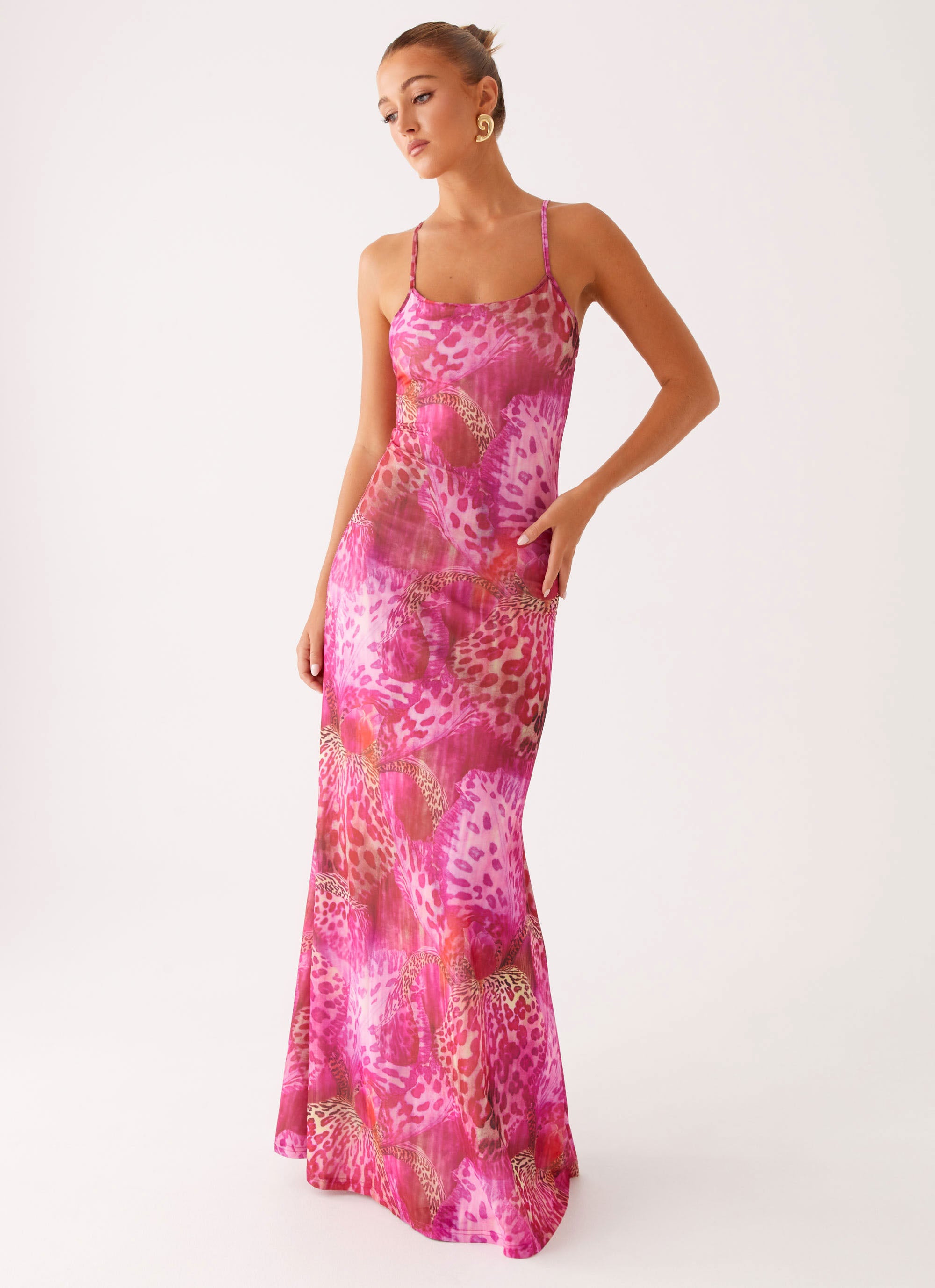 Everett Maxi Dress - Lavender Lagoon | Flowy Long Summer Dress for Women | Perfect for Beach, Vacation & Casual Outings