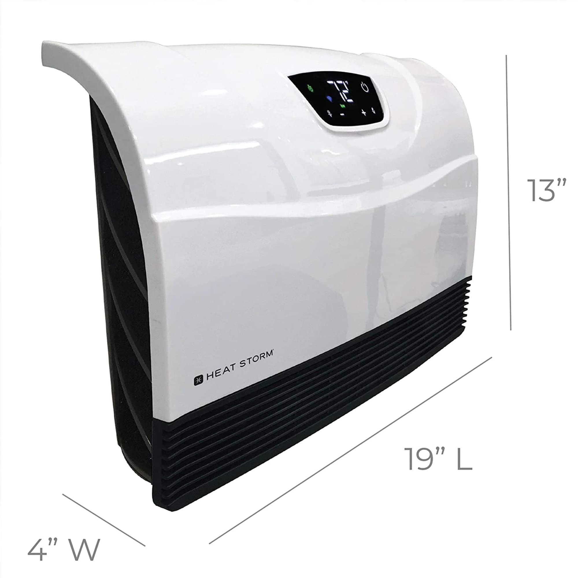 Heat Storm HS-1500-PHX-WIFI Smart Infrared Heater - WiFi Enabled, Wall Mounted Space Heater for Indoor Use - Perfect for Living Rooms, Bedrooms & Offices