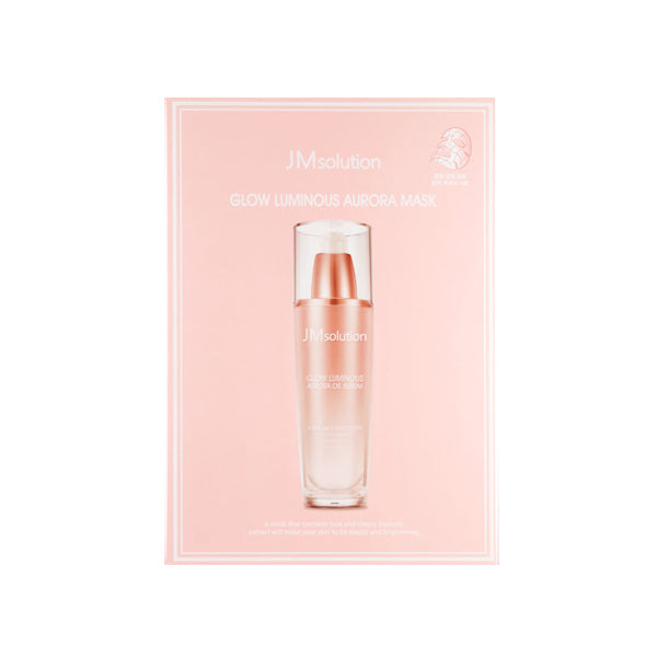 JMsolution Glow Luminous Aurora Mask - Hydrating Brightening Sheet Facial Mask for Radiant Skin | Perfect for Night Routine & Spa Day Self Care