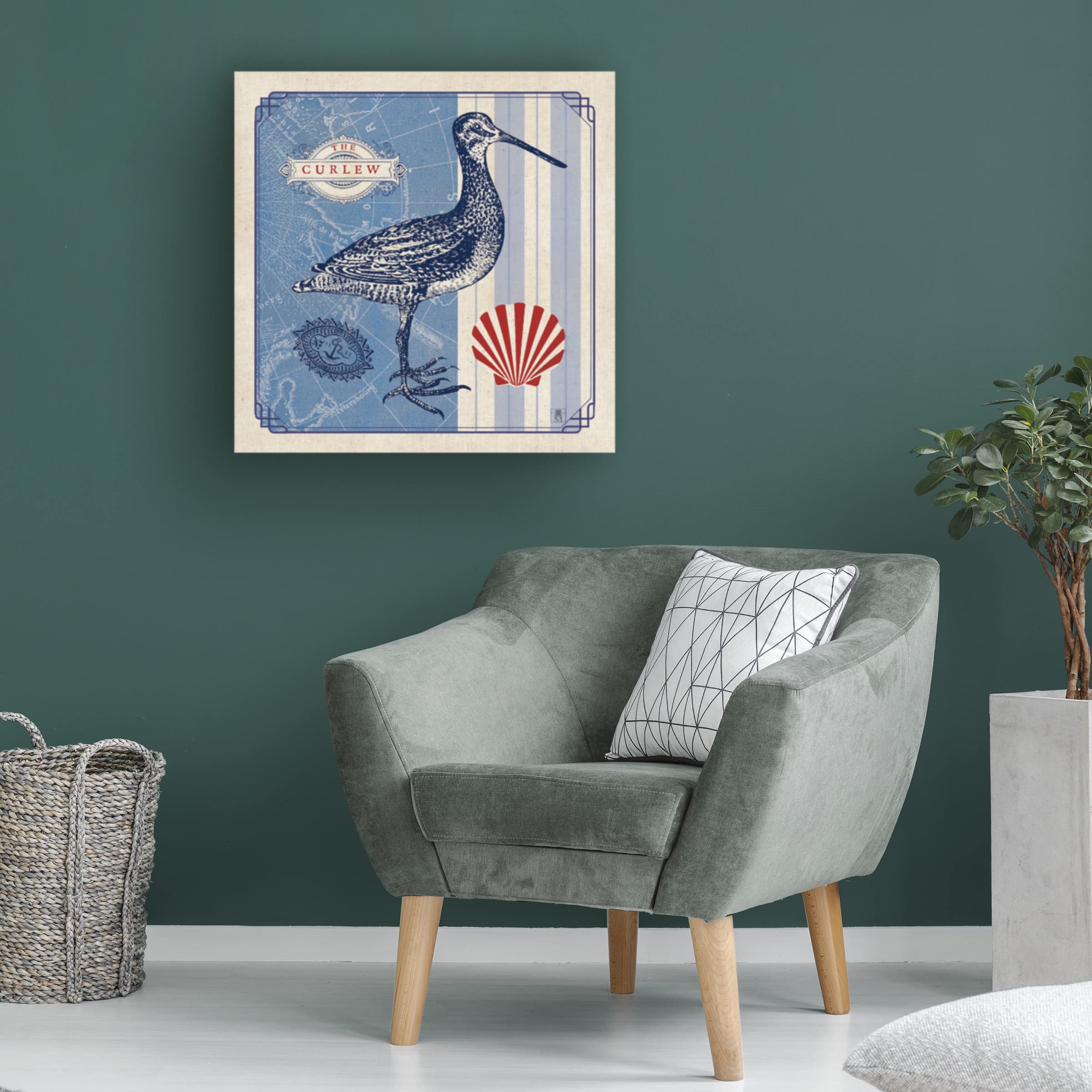 Avery Tillmon 'Dusk' Canvas Wall Art Print - Modern Landscape Painting for Living Room, Bedroom & Office Decor