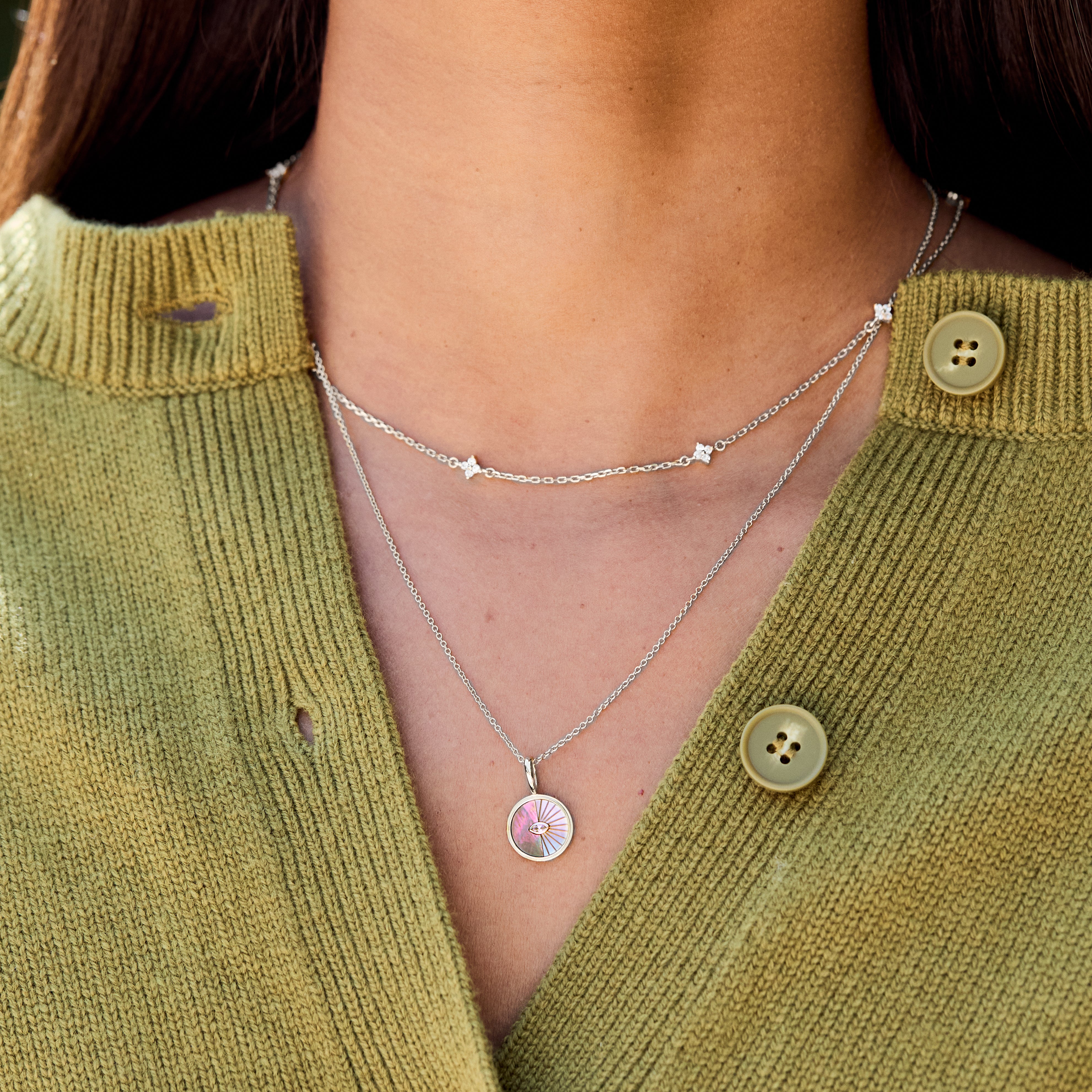 Dainty Flower Necklace - Delicate Floral Pendant Jewelry for Women | Perfect for Weddings, Date Nights & Everyday Elegance