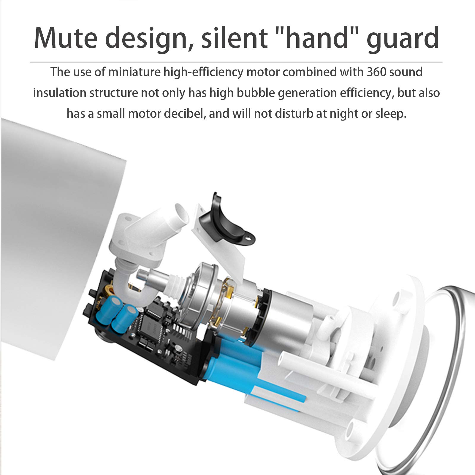 Automatic Soap Dispenser Touchless Sensor - Hands-Free Foam Soap Dispenser for Home, Beauty Salon & Office - Elitzia ETSC209 (Foam) - Ideal for Kitchen, Bathroom & Public Spaces Hygiene