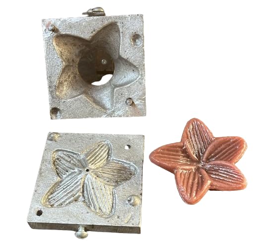 Premium Aluminum Candle Molds for DIY Candle Making - Sunflower & Star Flower Shapes (Perfect for Home Decor, Wedding Favors, and Aromatherapy Gifts)