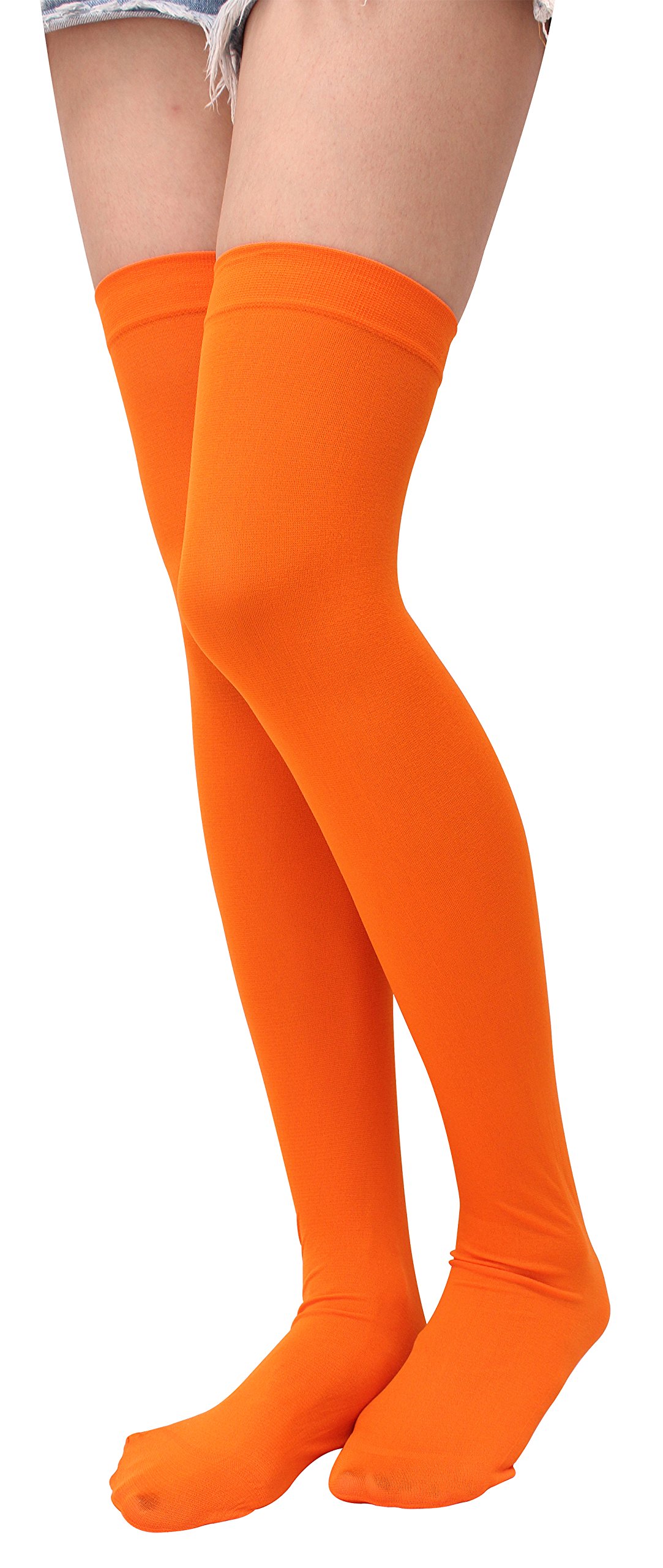 FELIZHOUSE Women's Extra Long Thigh High Socks - Over Knee High Boot Stockings for Women & Girls - Opaque Warm Winter Socks for Halloween Costumes, Cosplay & Everyday Fashion