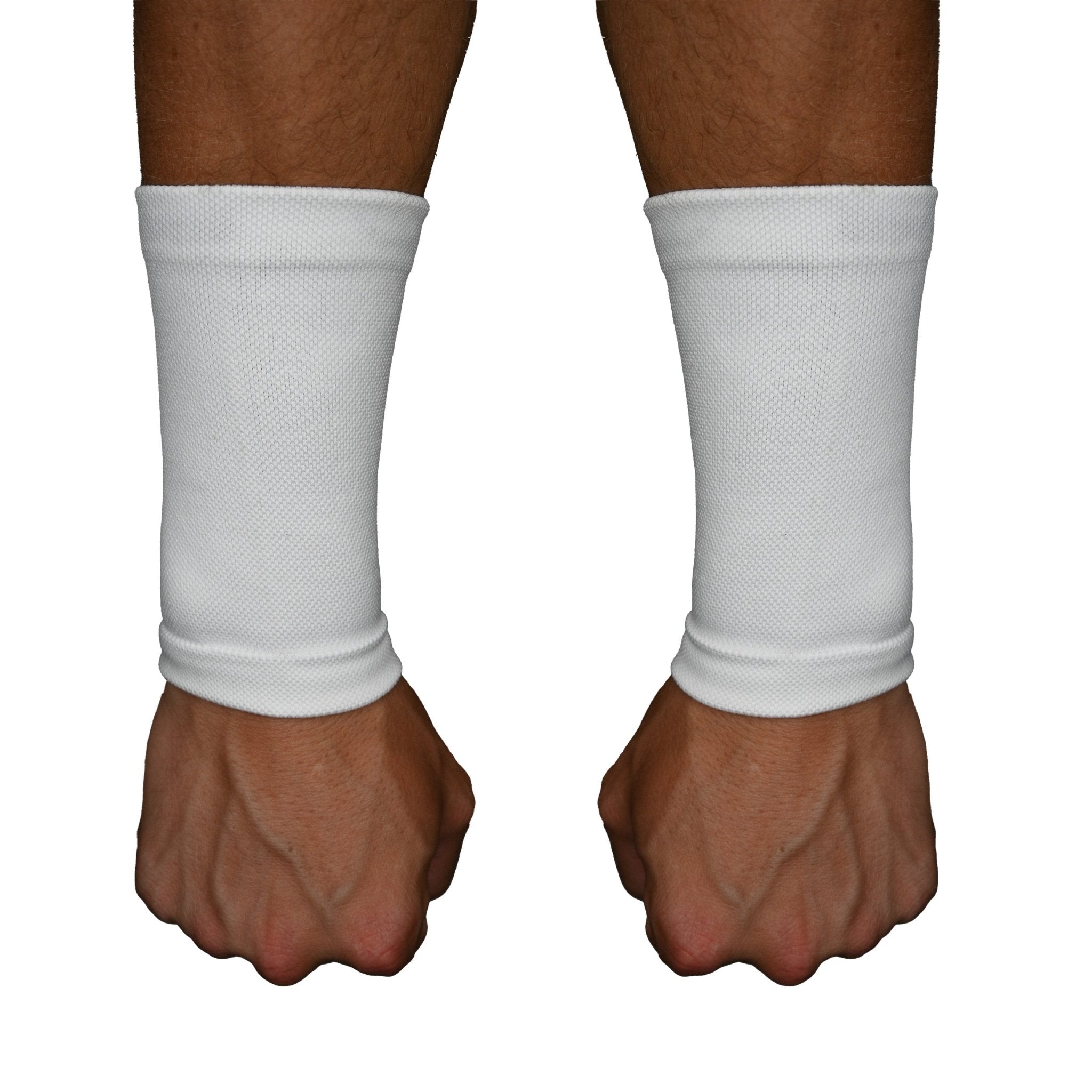 White Wrist Support Sleeves for Pain Relief & Carpal Tunnel - Breathable Compression Brace for Typing, Gaming & Sports