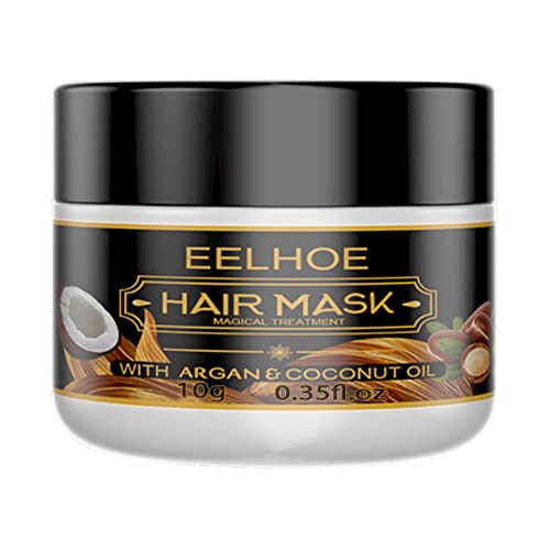 Organic Coconut Oil Hair Mask for Curly Hair - Deep Conditioning Treatment for Damaged Hair Repair & Scalp Nourishment | Hydrating Hair Care for Dry, Frizzy Hair - Perfect for At-Home Spa Days & Natural Curl Enhancement