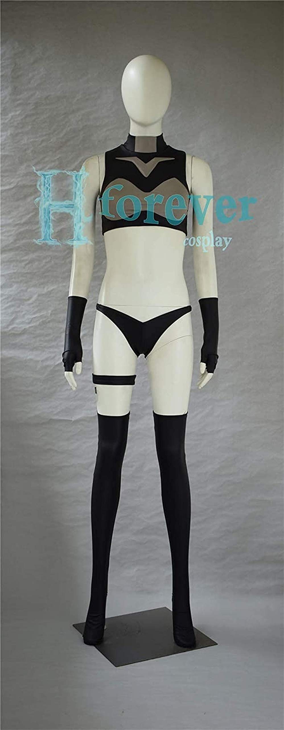Fate Stay Night Tohsaka Rin Cosplay Costume Full Set - Anime Halloween Outfit, Bodysuit & Tights for Conventions, Cosplay Events & Themed Parties