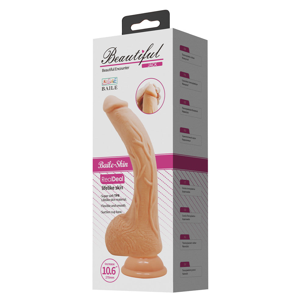 10.6 Inch Realistic Veiny G-Spot Dildo - Lifelike Textured Design for Enhanced Pleasure | Perfect for Couples Play, Solo Exploration & BDSM Scenes