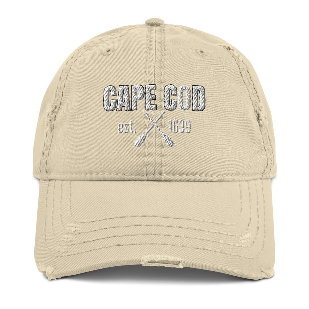 Vintage Distressed Dad Hats for Men | Cape Cod & Boston Style Baseball Caps - Funny Goofy Design for Casual Wear, Outdoor Activities & Travel Accessories