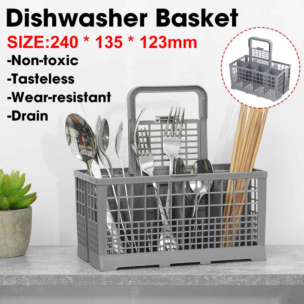 AUNMAS Universal Dishwasher Basket - Multipurpose Cutlery Holder & Storage Box Replacement Accessory for Kitchen Organization | Perfect for Silverware, Utensils, and Small Dishwasher Items