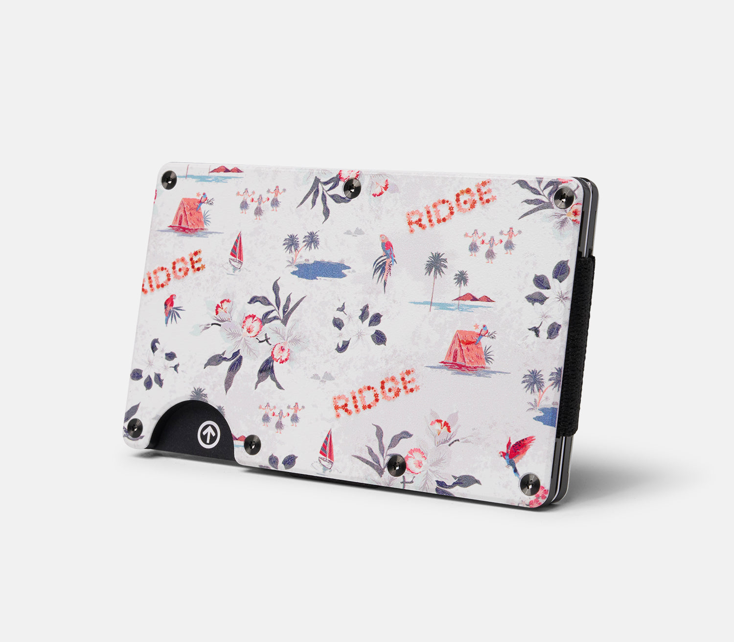 Ridge Wallet Aloha - Slim Minimalist RFID Blocking Front Pocket Wallet for Men - Perfect for Travel, Everyday Carry & Outdoor Adventures